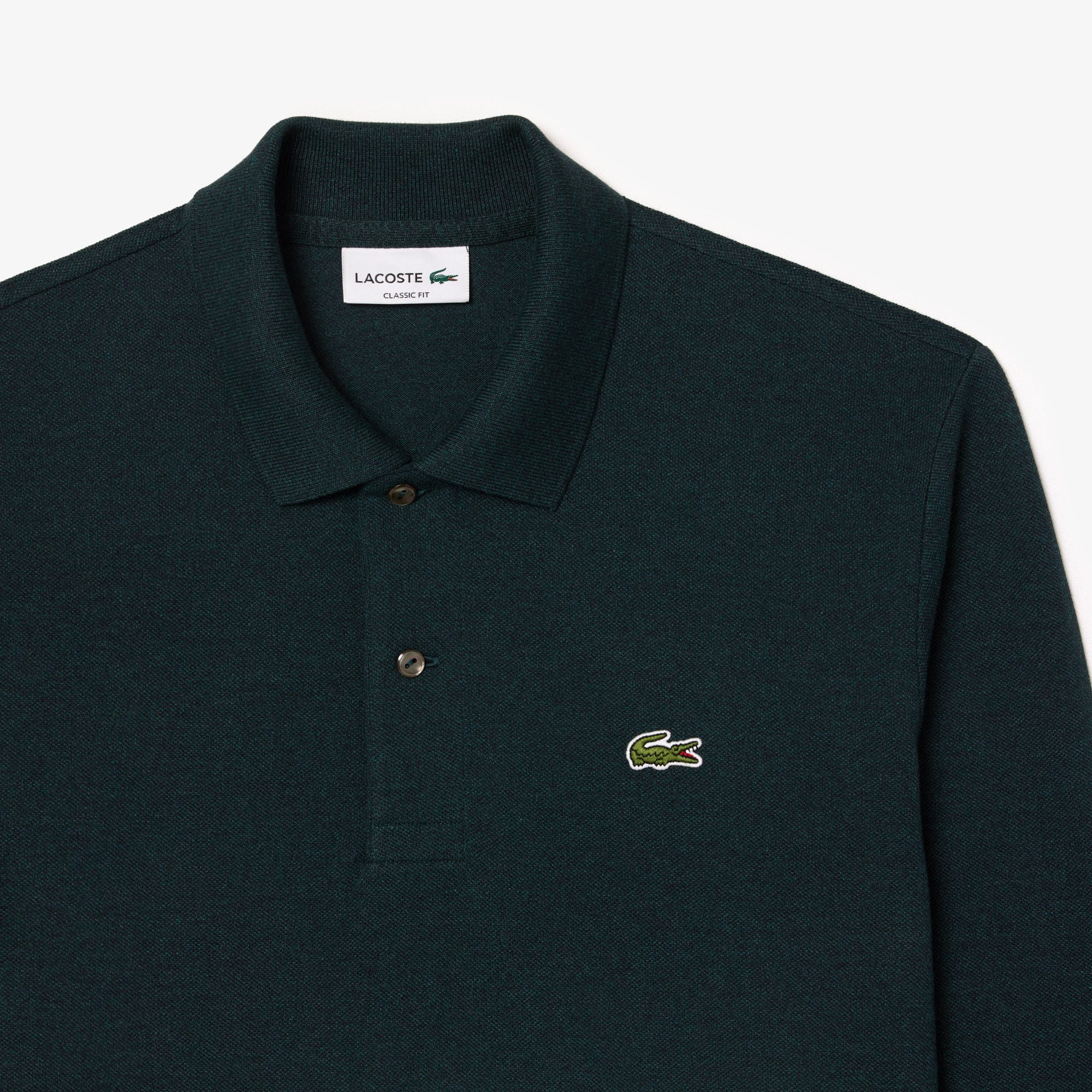 Classic Fit Long Sleeved L.12.12 Polo Shirt
