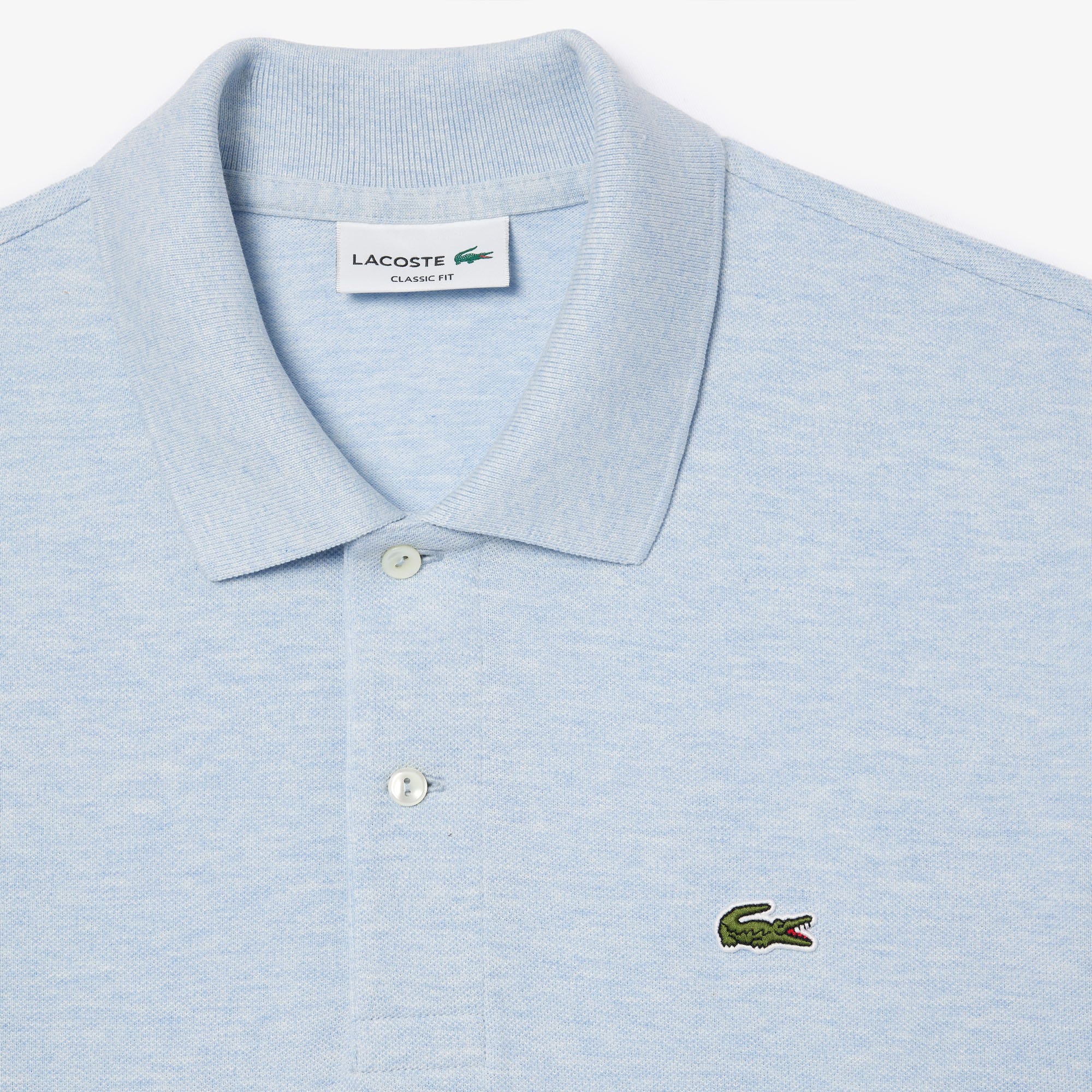 Classic Fit Long Sleeved L.12.12 Polo Shirt