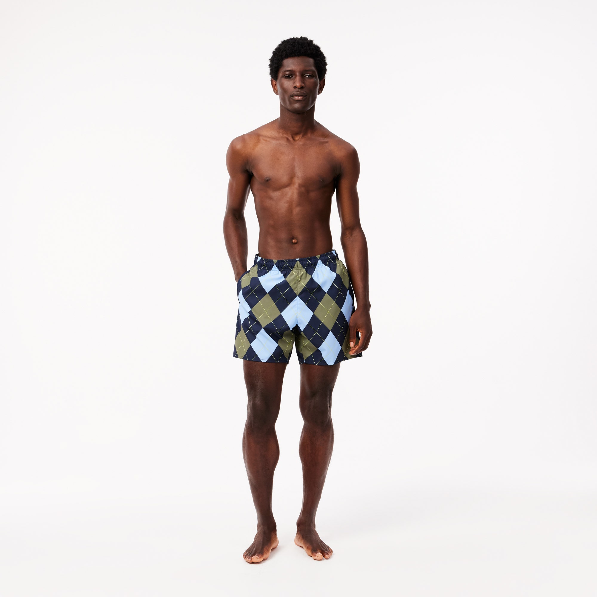 Mid Length Quick-Dry Swim Trunks