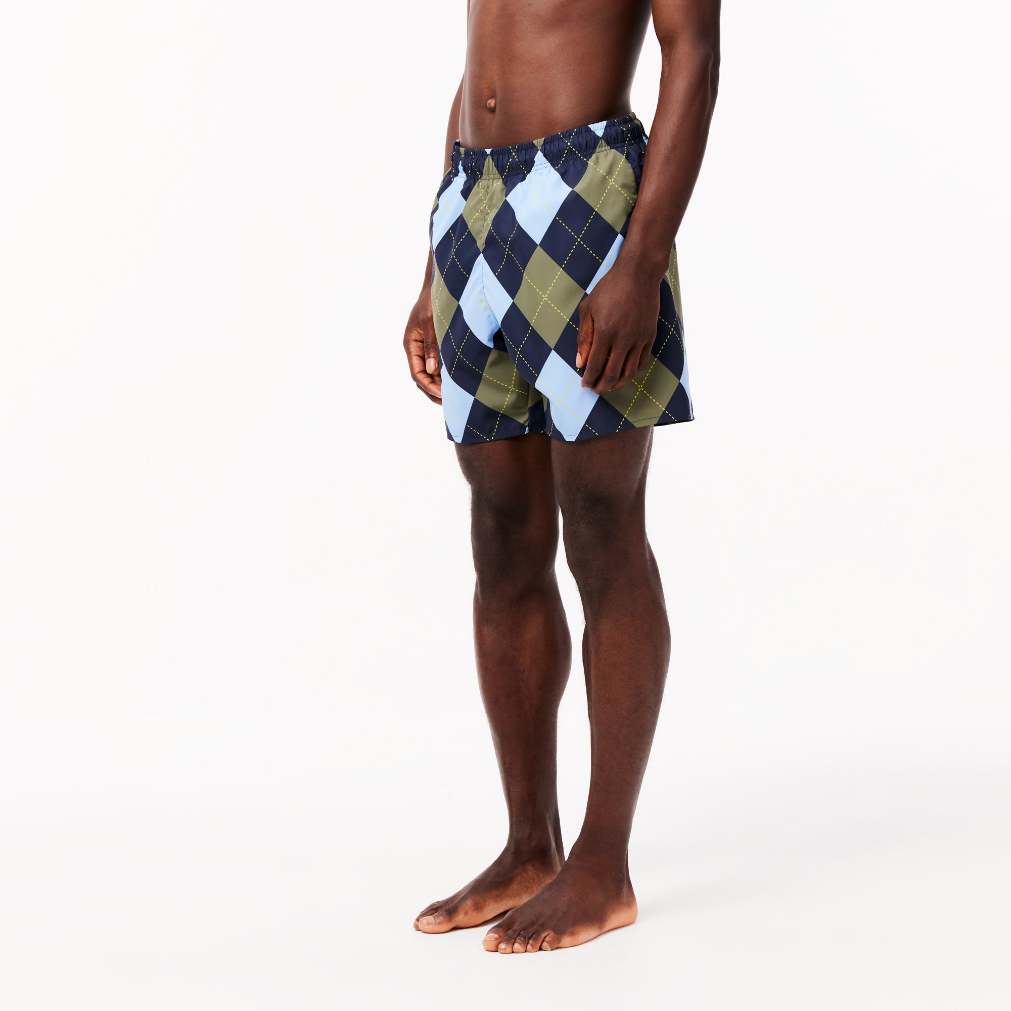 Mid Length Quick-Dry Swim Trunks