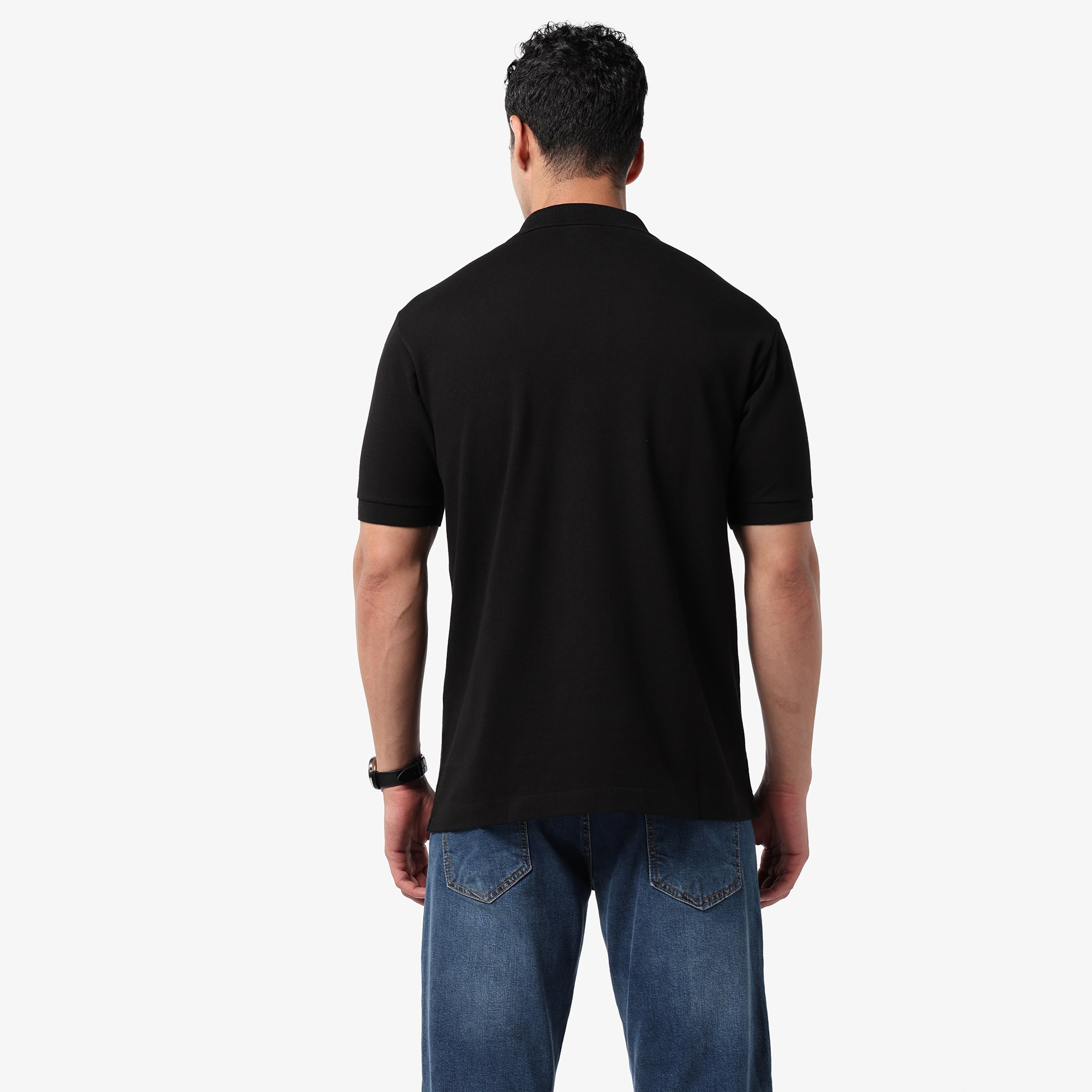 Classic Fit L.12.12 Original Pique Polo Shirt with Golden Logo