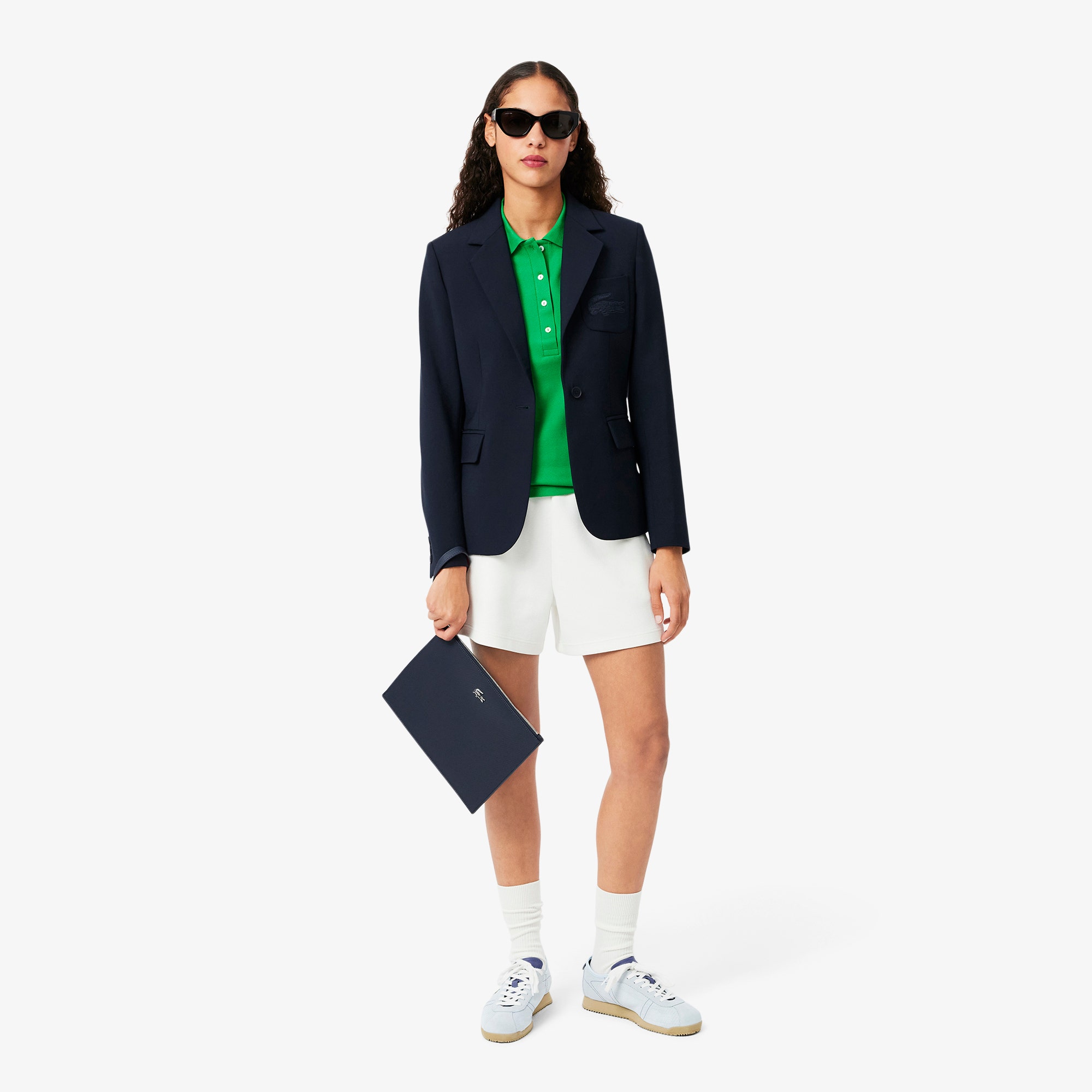 Anna Coated Pique Canvas Pouch