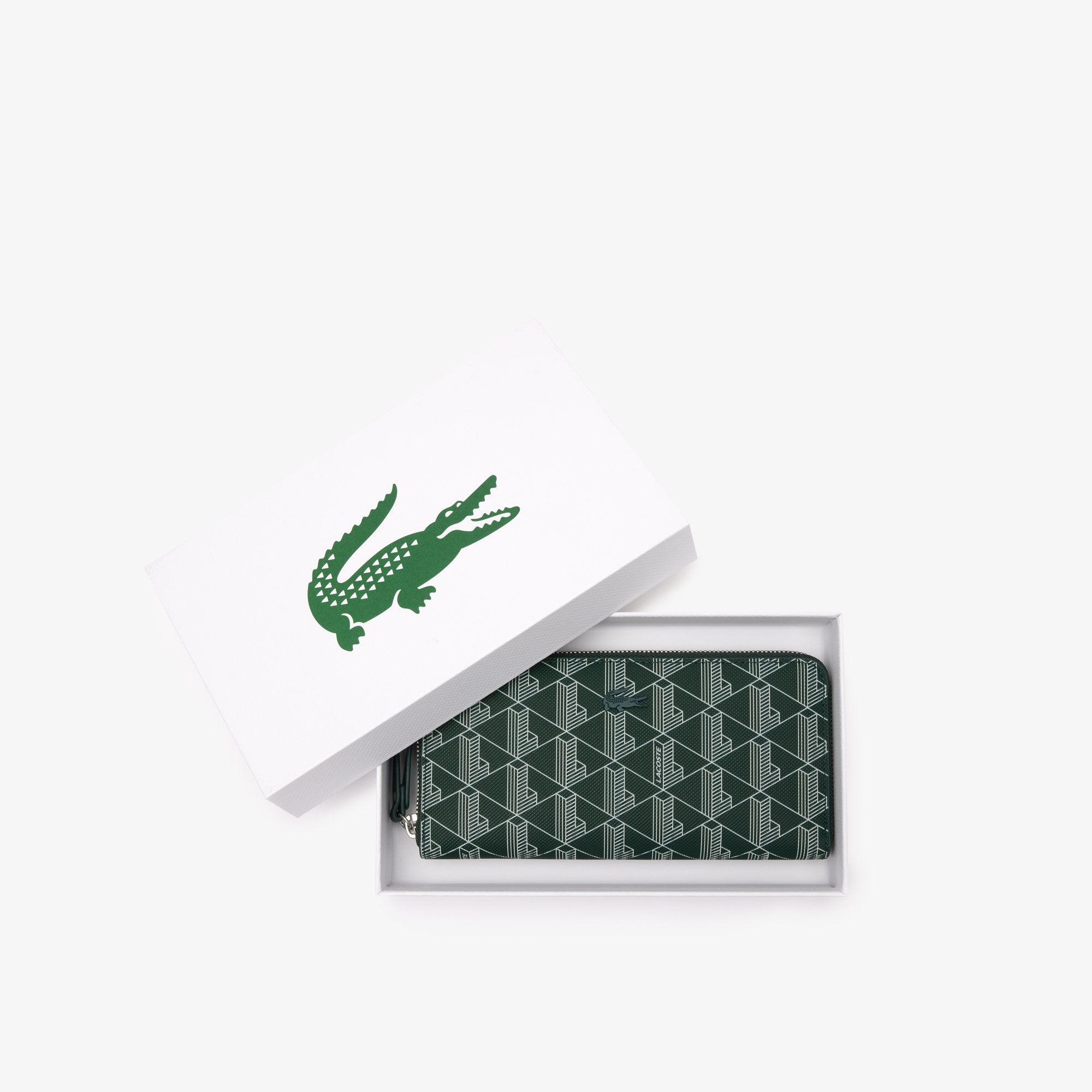 Large Zipped Monogram Billfold
