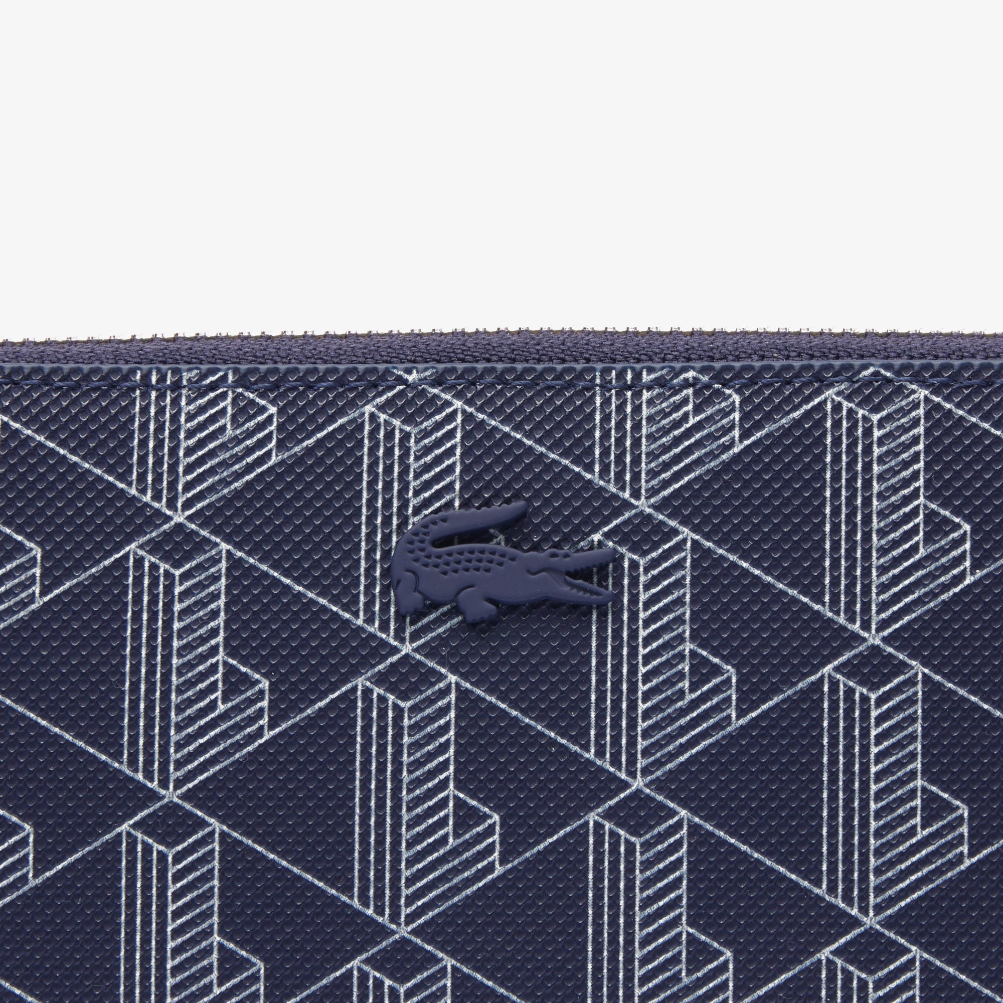 Large Zipped Monogram Billfold