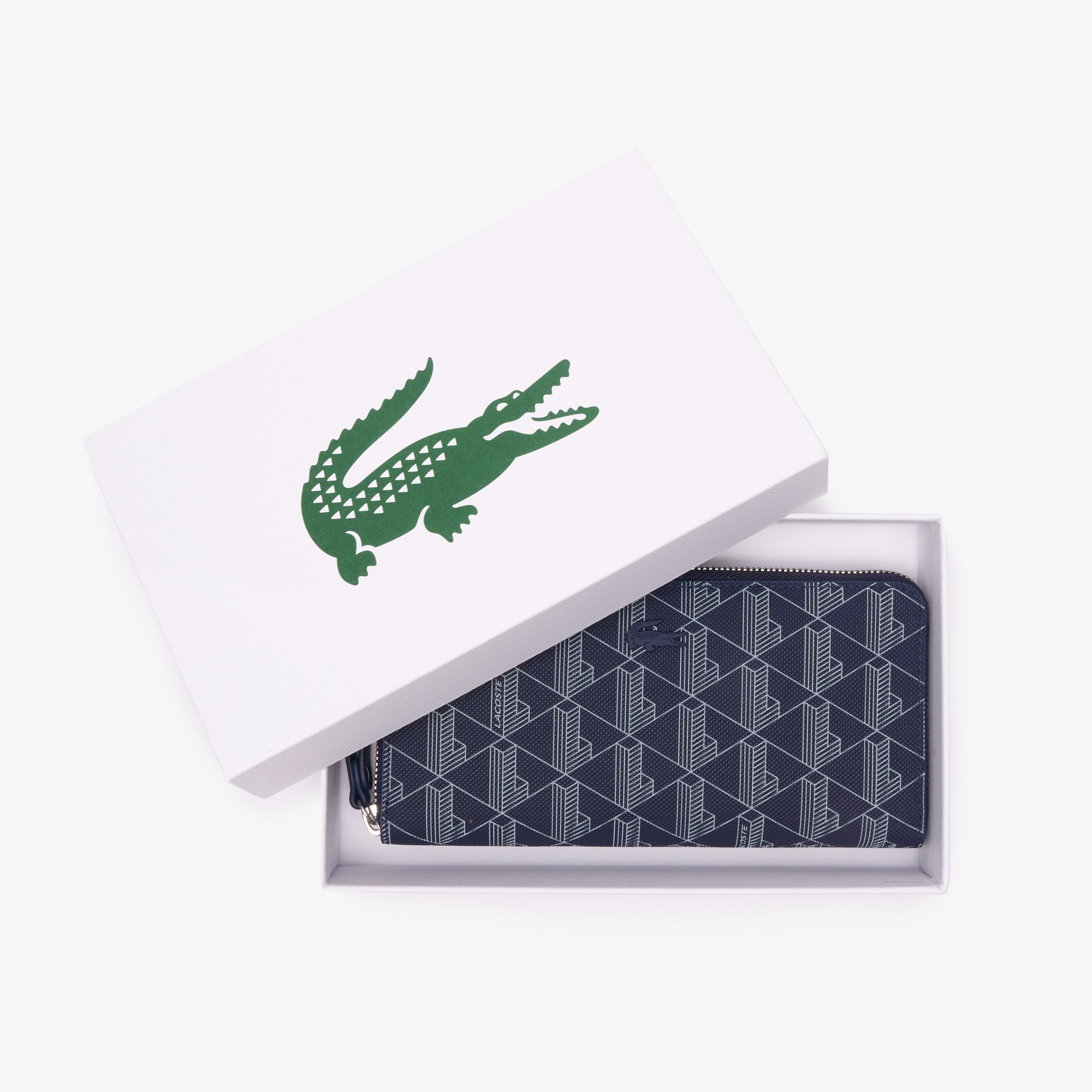 Large Zipped Monogram Billfold