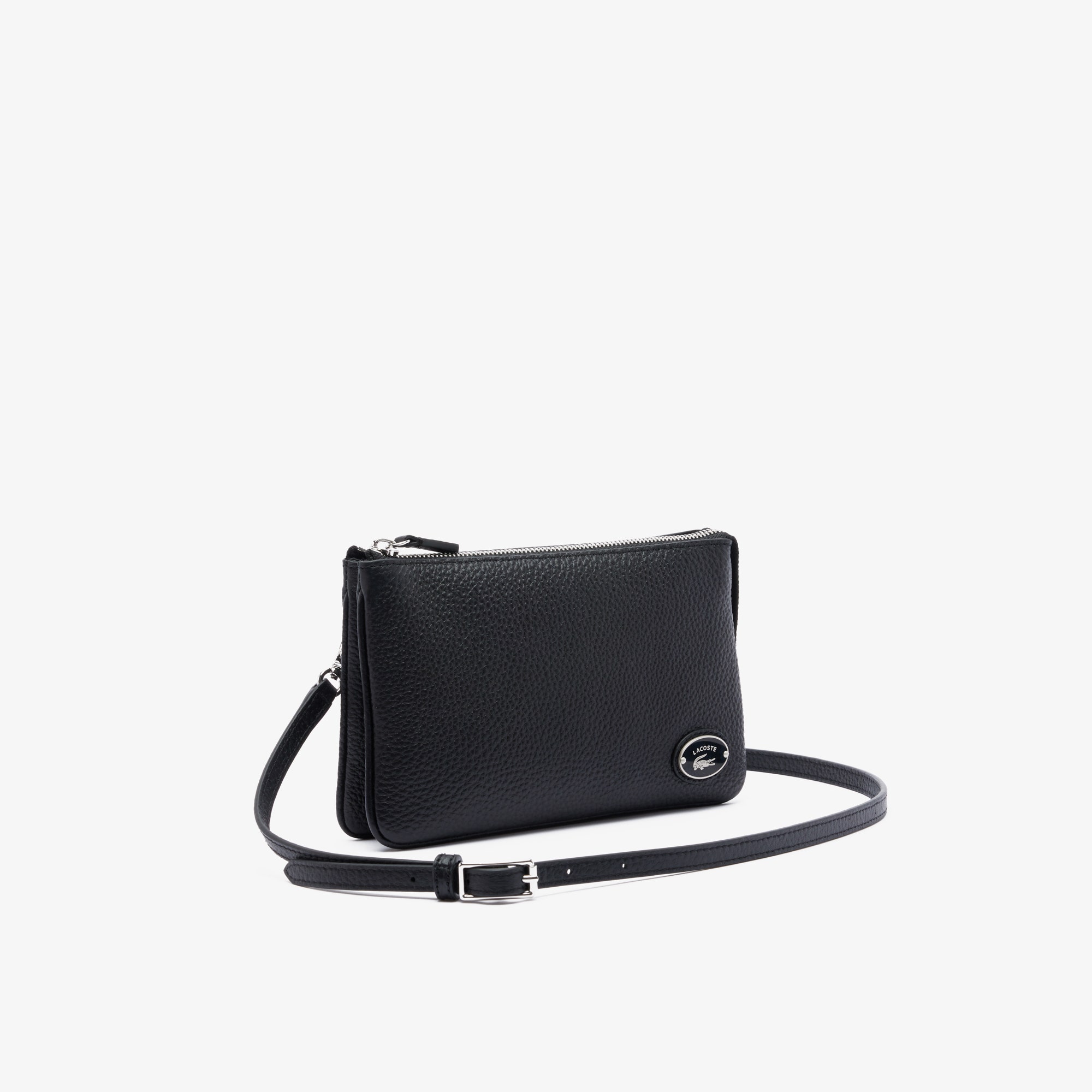 Origin Croc Leather Double Pouch Purse