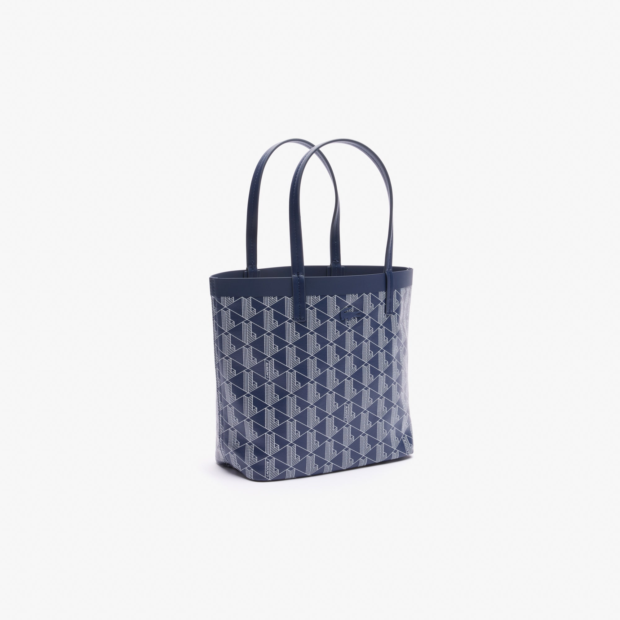 Zely Coated Canvas Monogram Small Tote