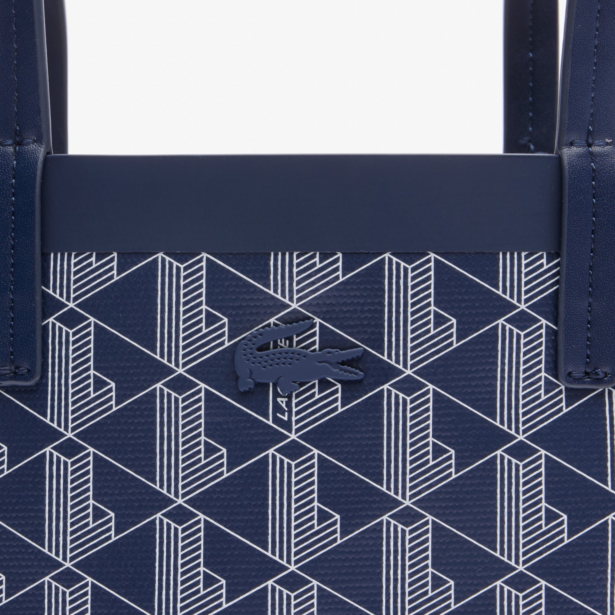 Zely Coated Canvas Monogram Small Tote