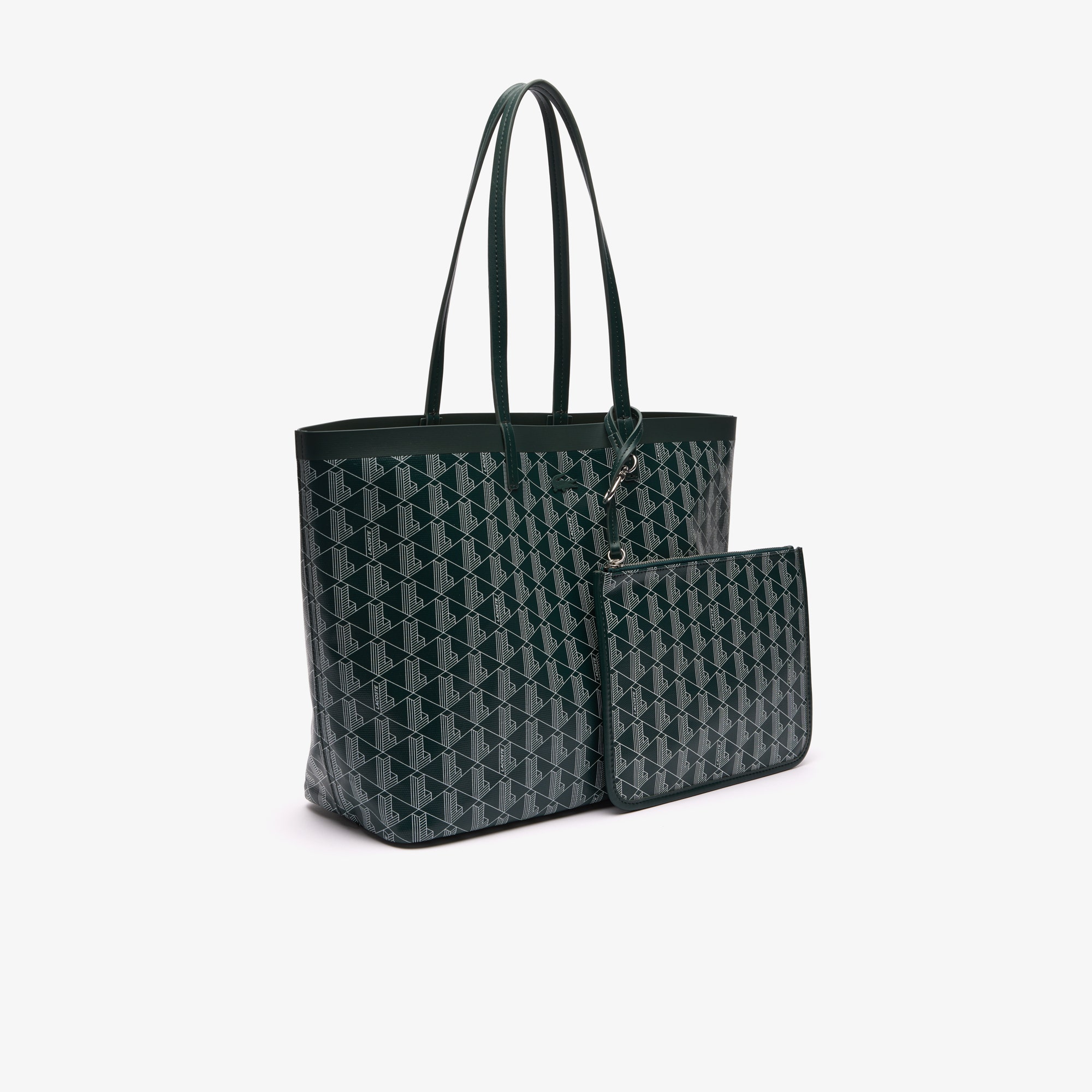 Zely Coated Canvas Monogram Medium Tote