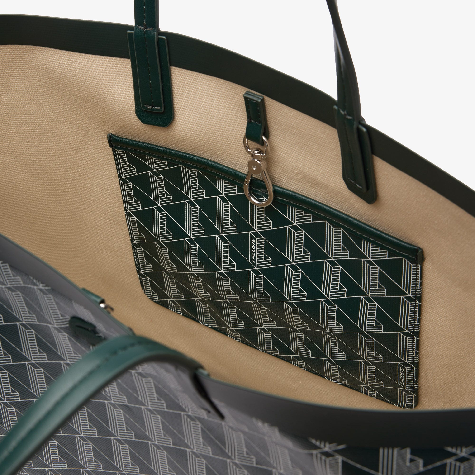 Zely Coated Canvas Monogram Medium Tote