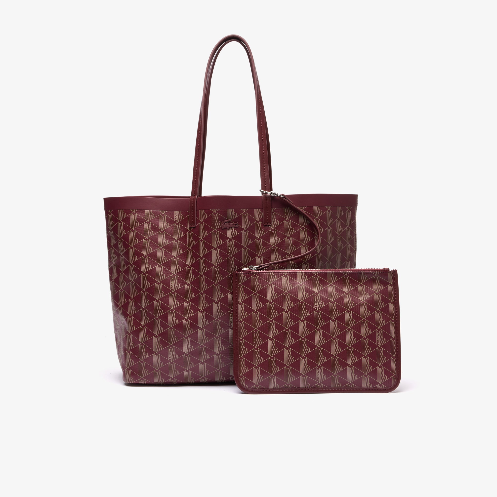 Zely Coated Canvas Monogram Medium Tote