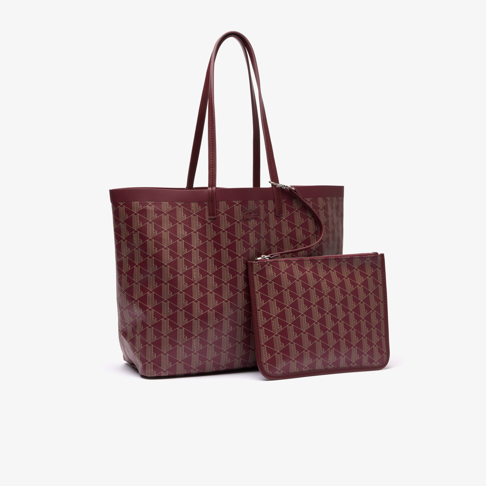 Zely Coated Canvas Monogram Medium Tote
