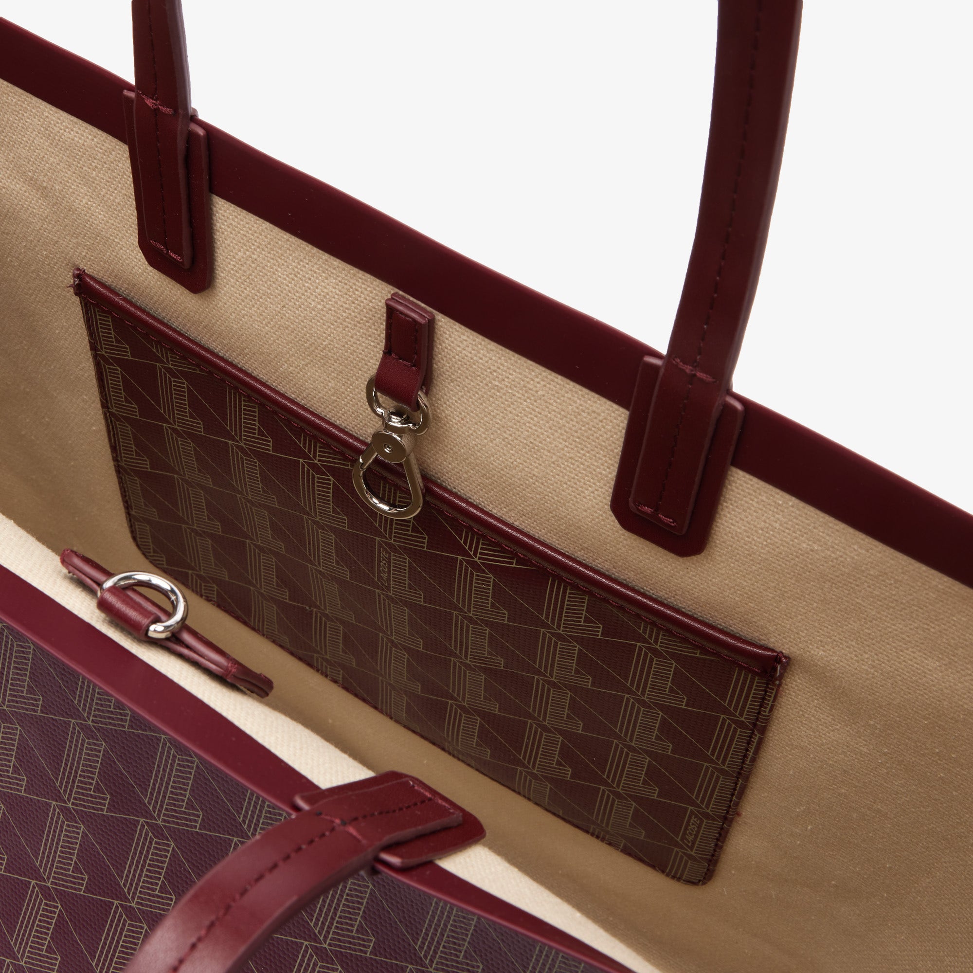 Zely Coated Canvas Monogram Medium Tote