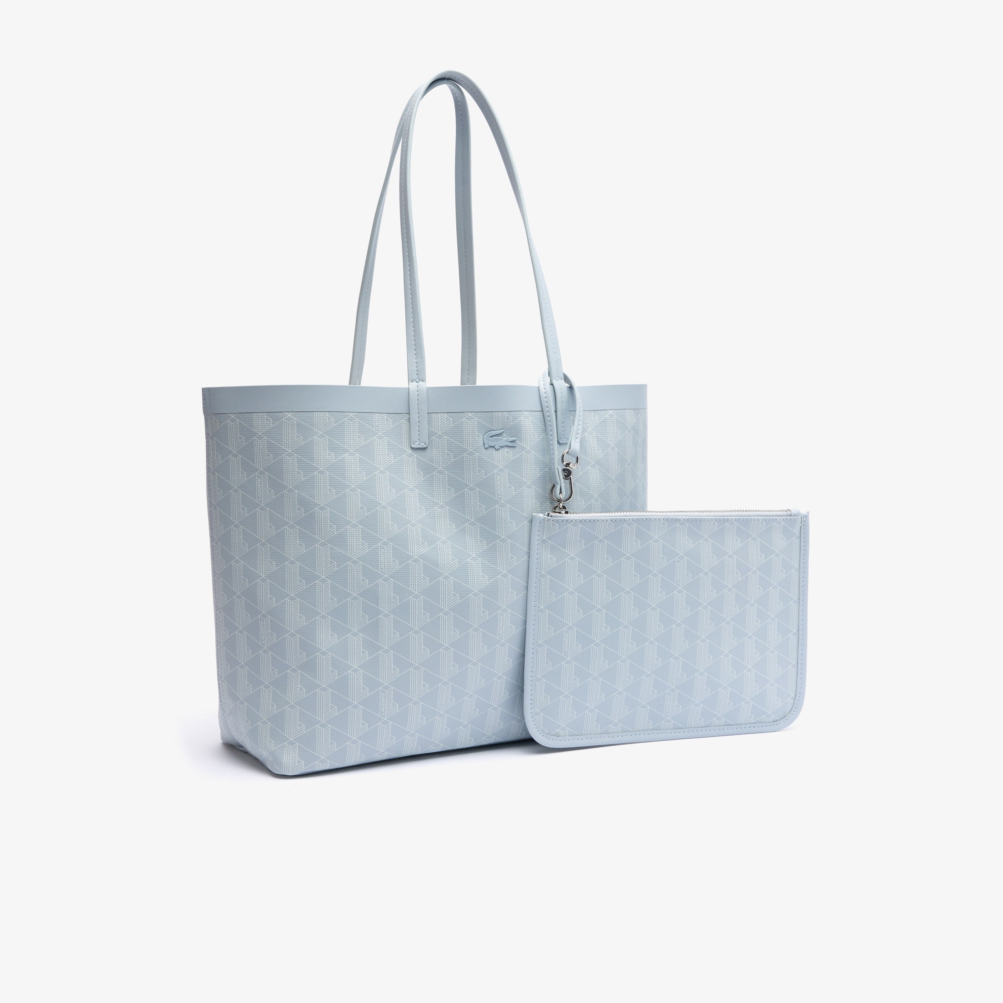 Zely Coated Canvas Monogram Medium Tote
