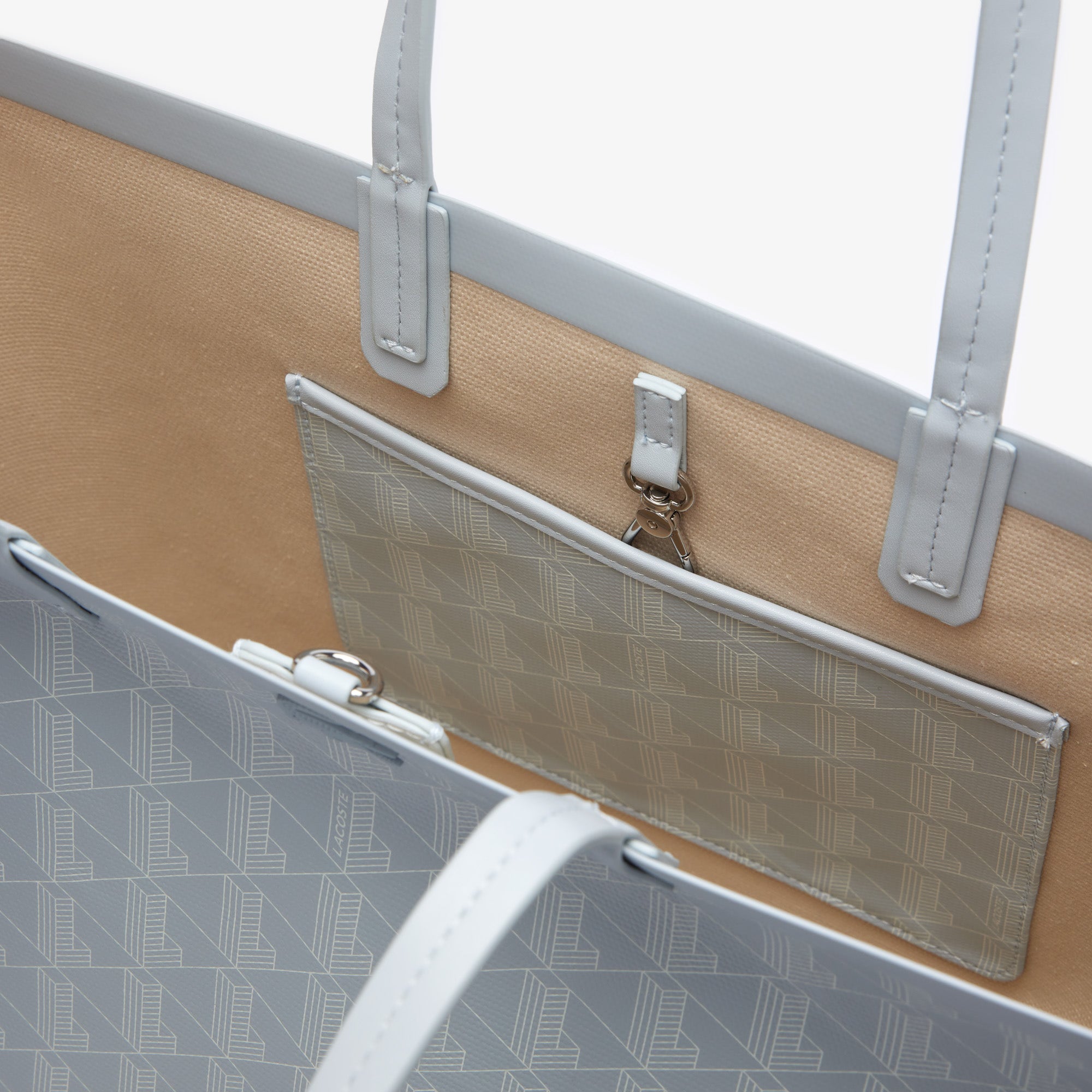 Zely Coated Canvas Monogram Medium Tote
