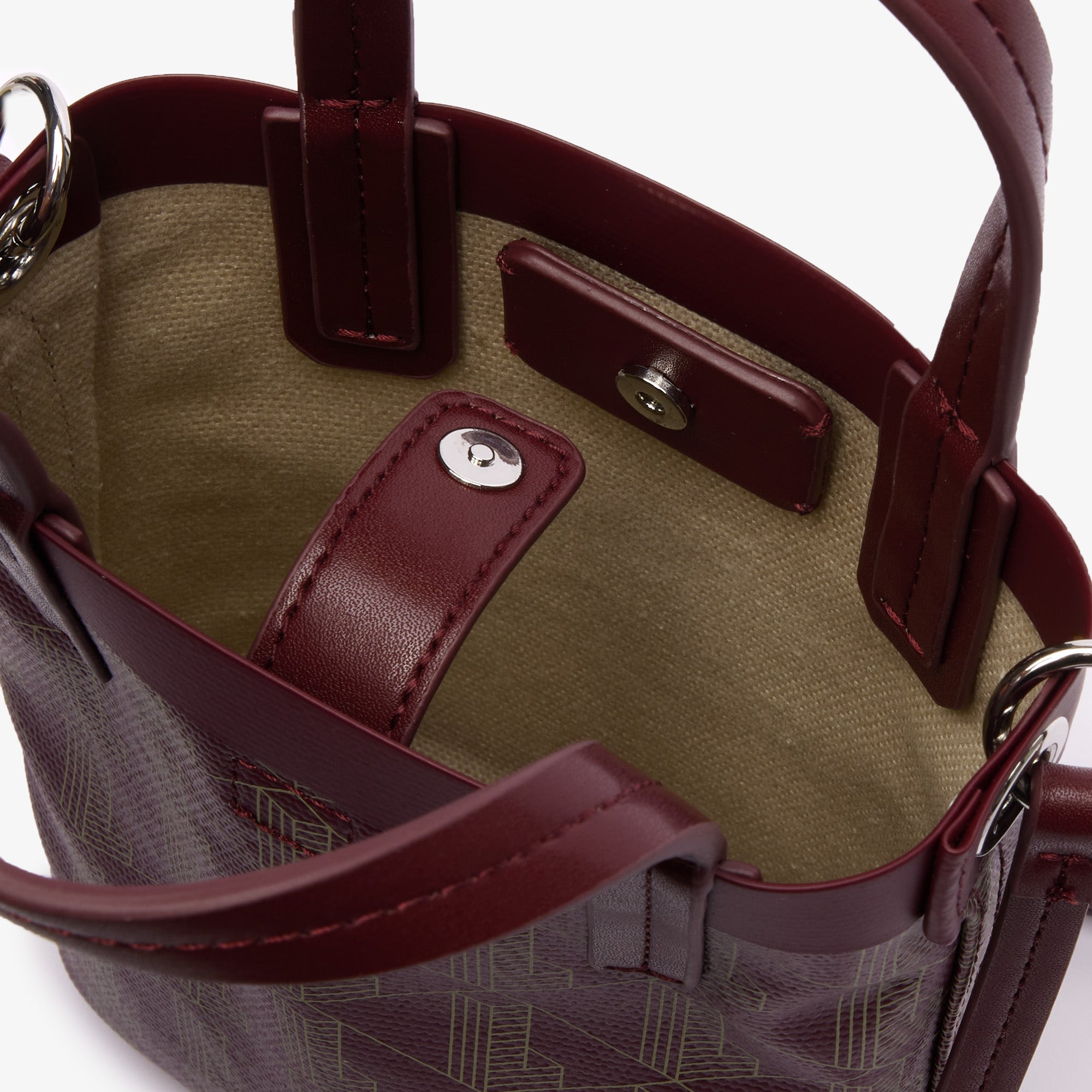 Zely Coated Canvas Monogram Mini Tote