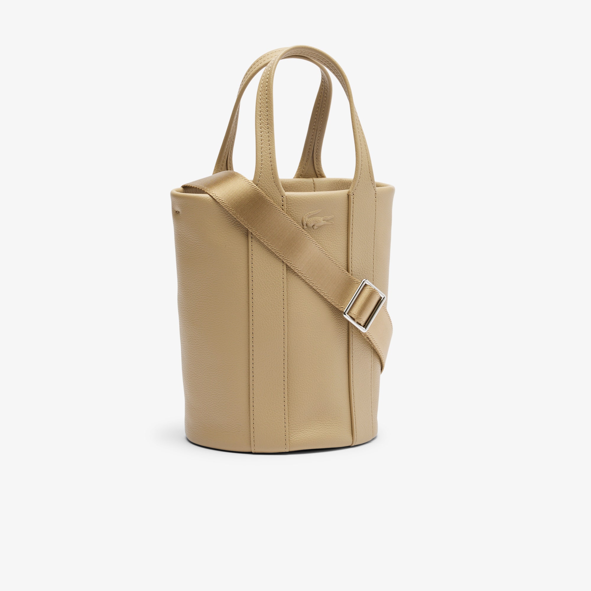 City Court Leather Bucket Bag