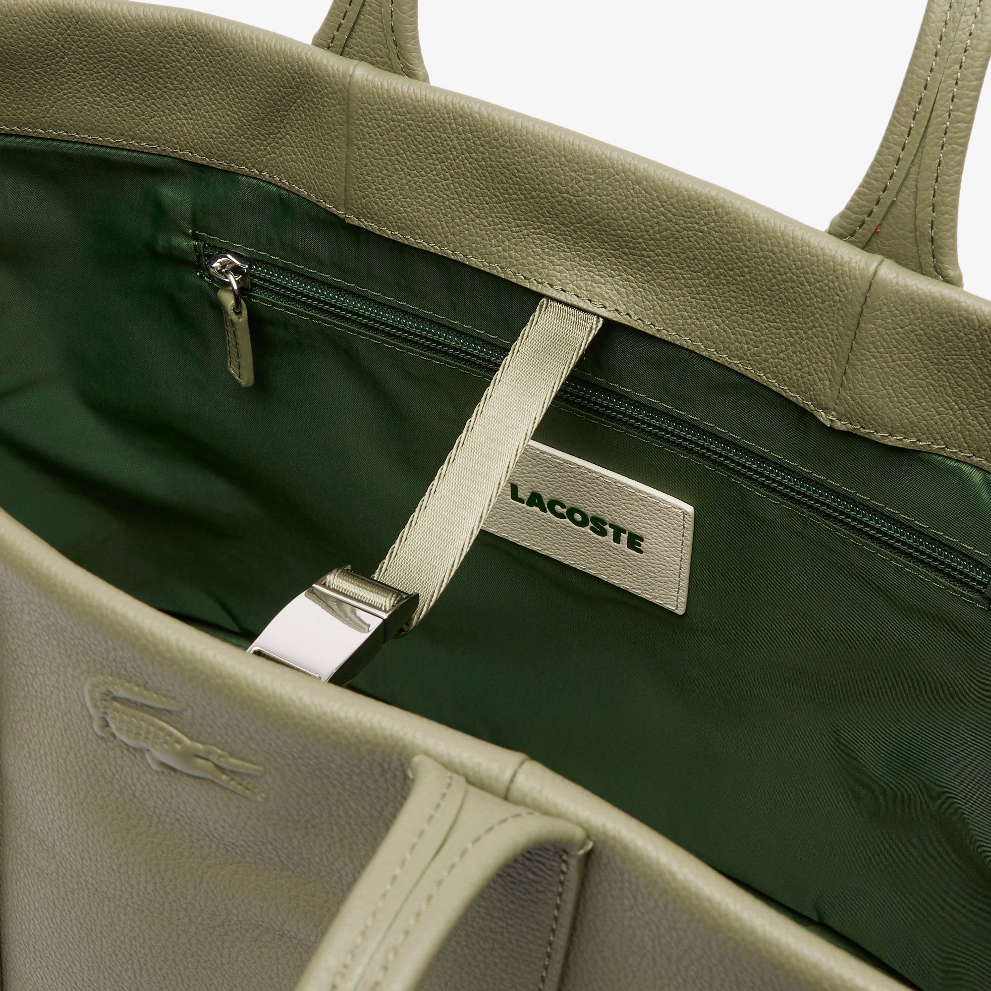 Large City Court Leather Tote