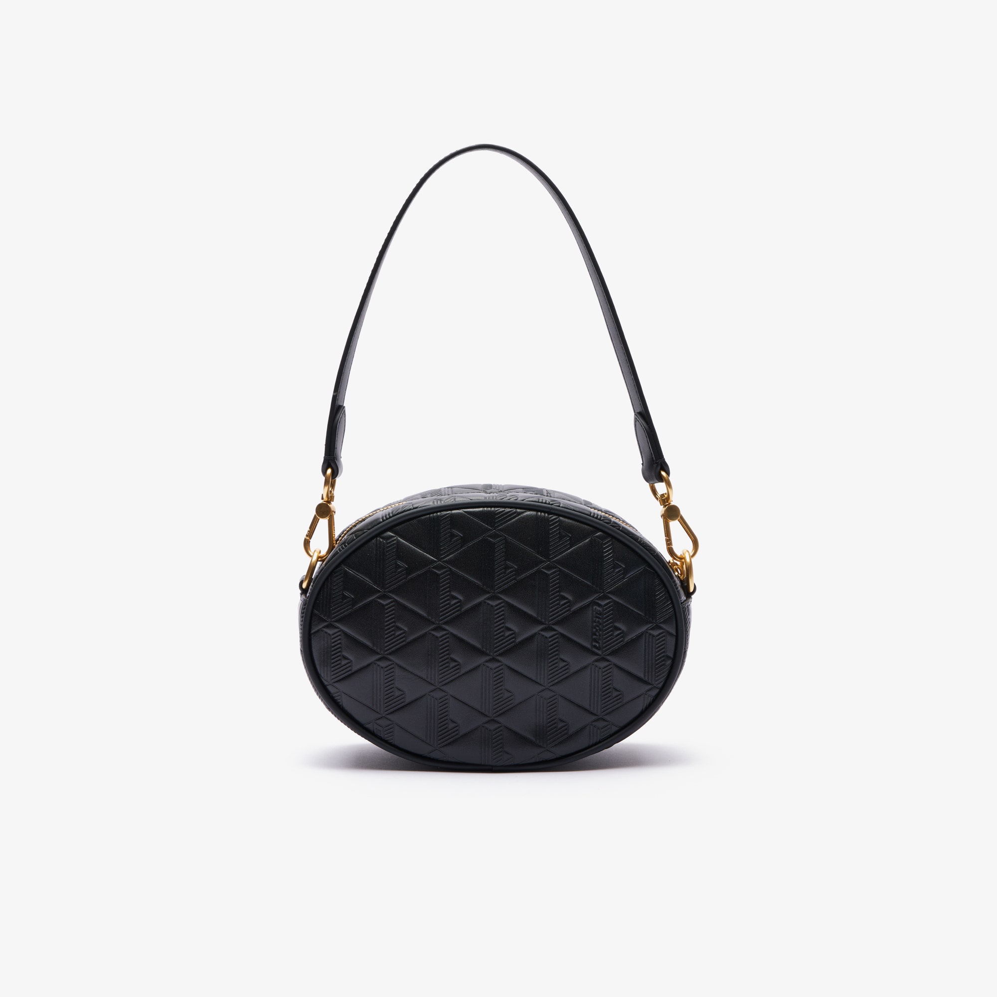 Maheki Oval Embossed Leather Purse