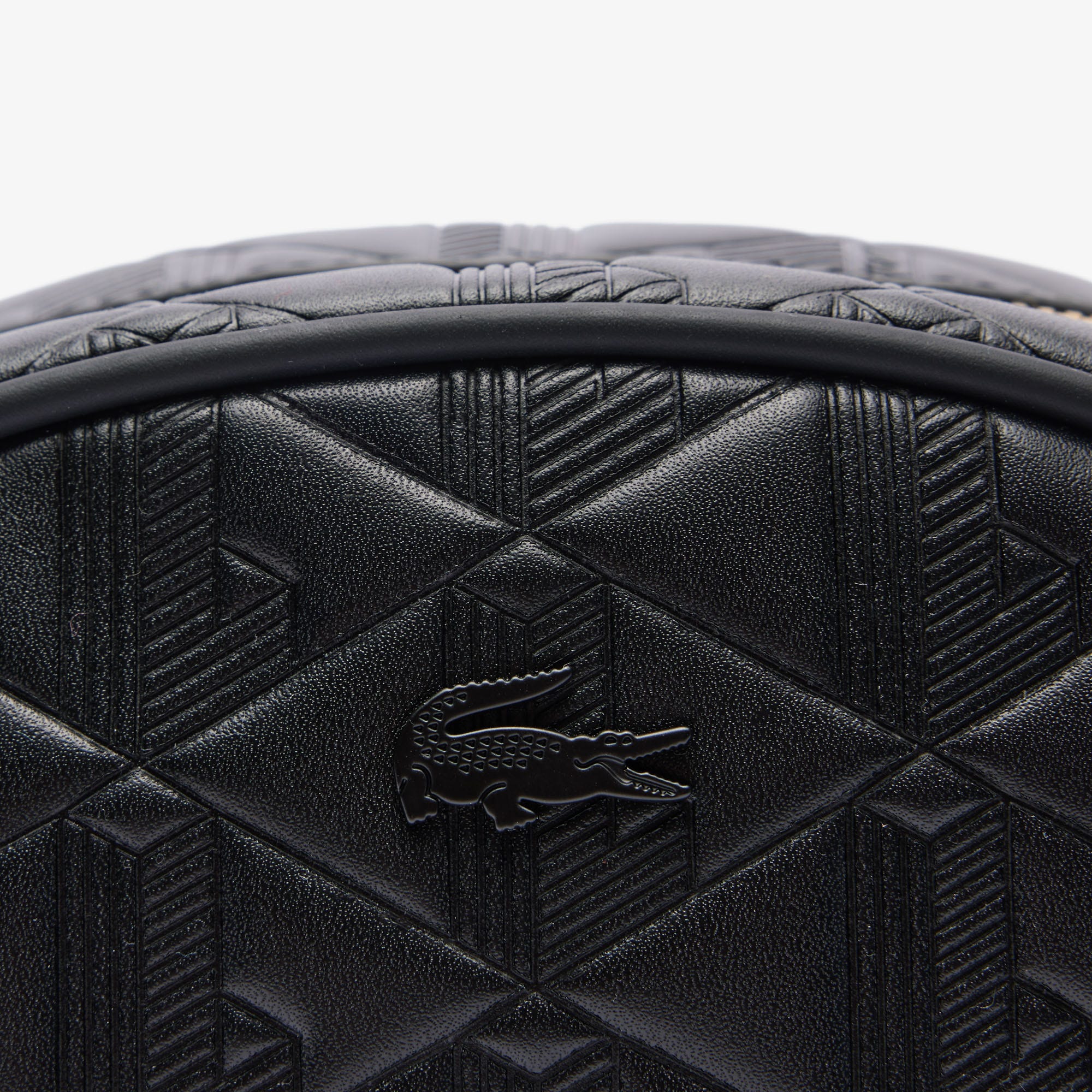 Maheki Oval Embossed Leather Purse