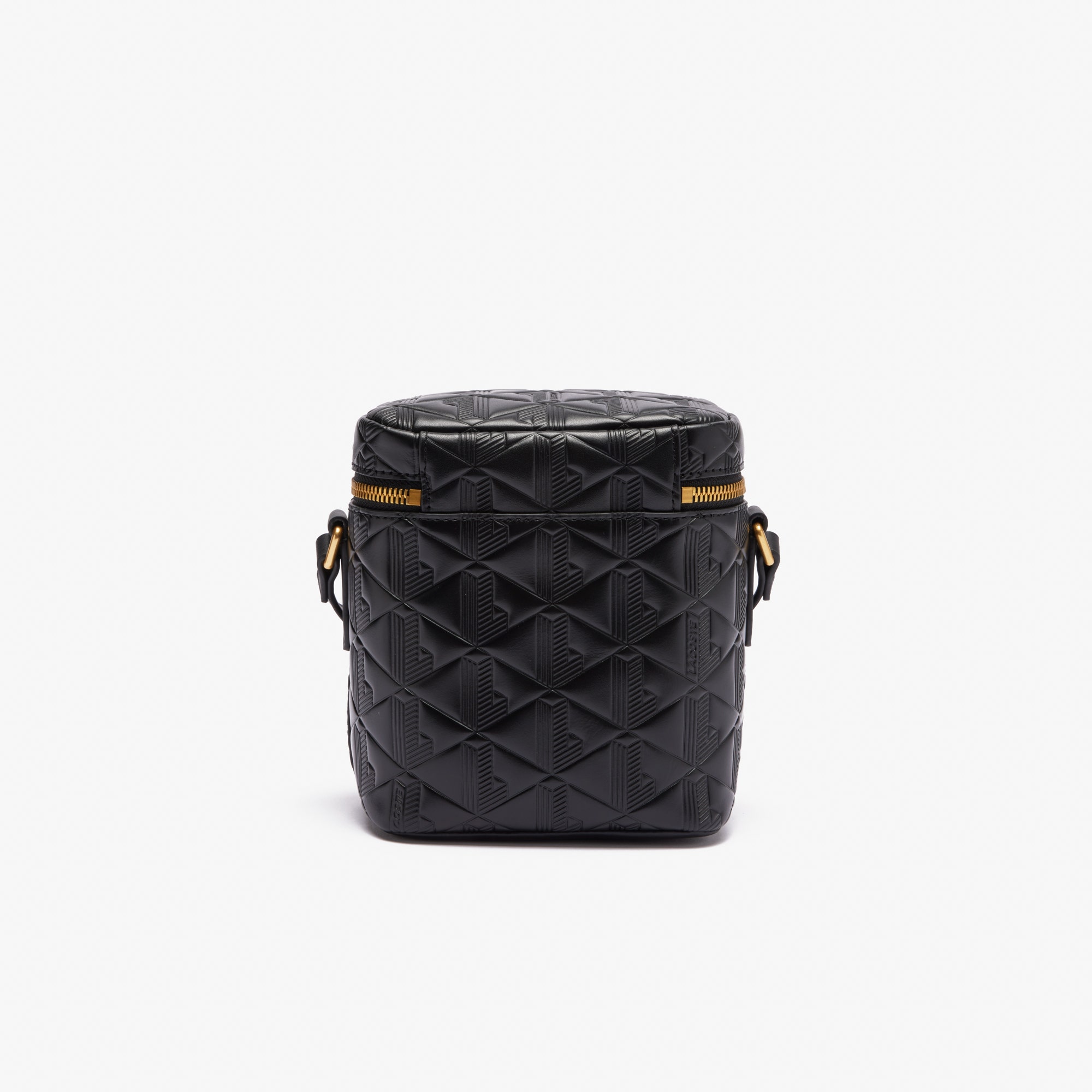 Maheki Embossed Leather Camera Box Purse