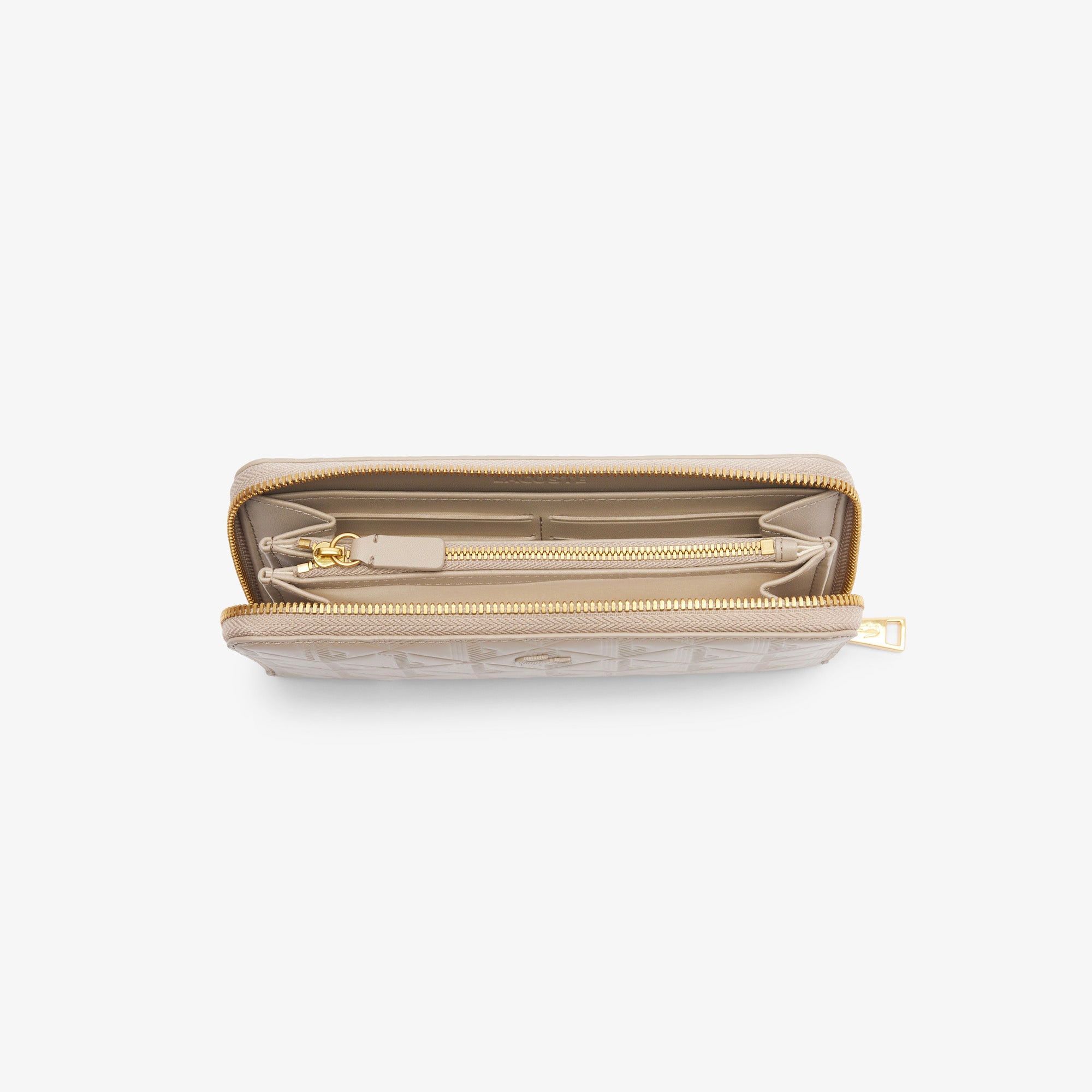 Maheki Zipped Embossed Leather Billfold
