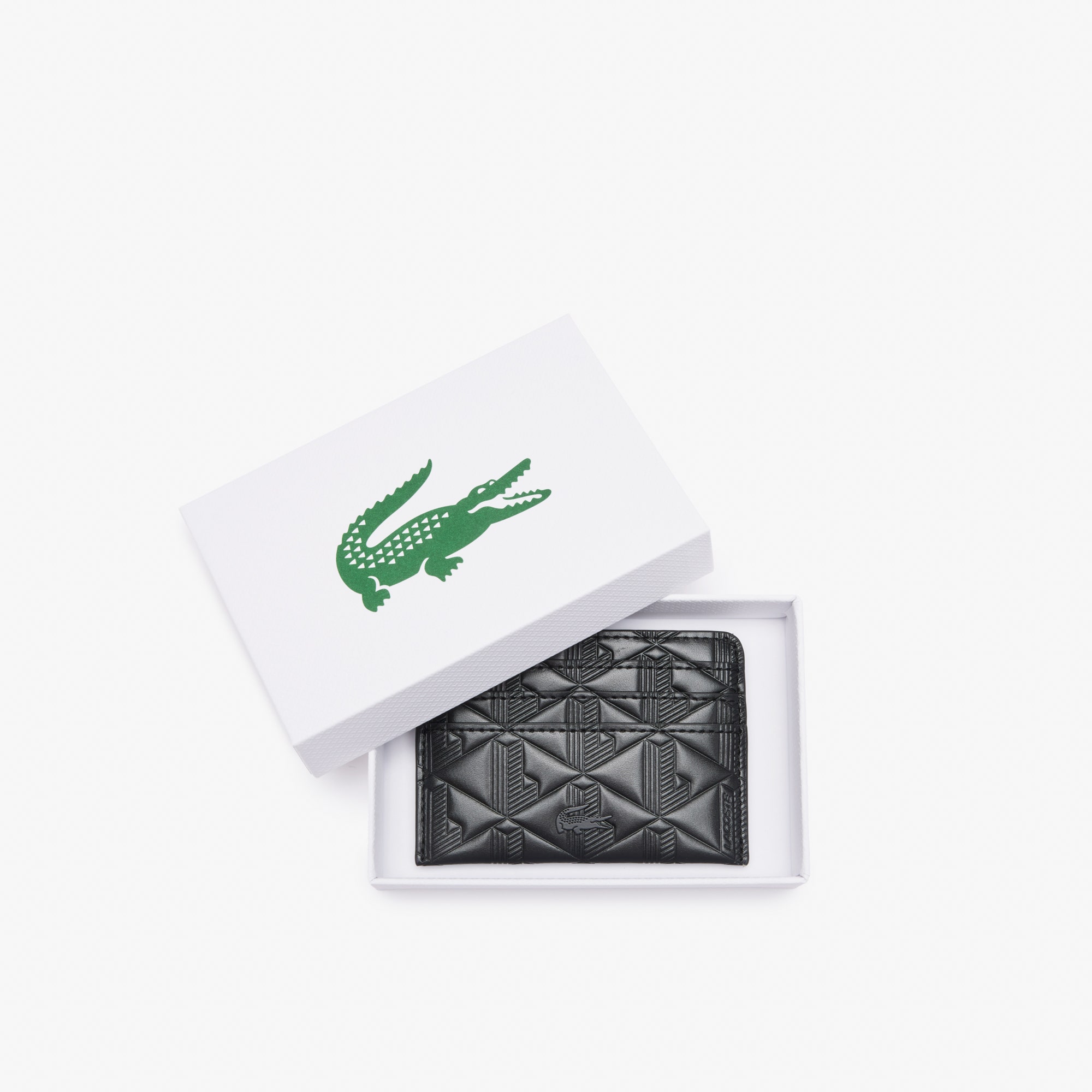 Maheki Embossed Leather Card Holder