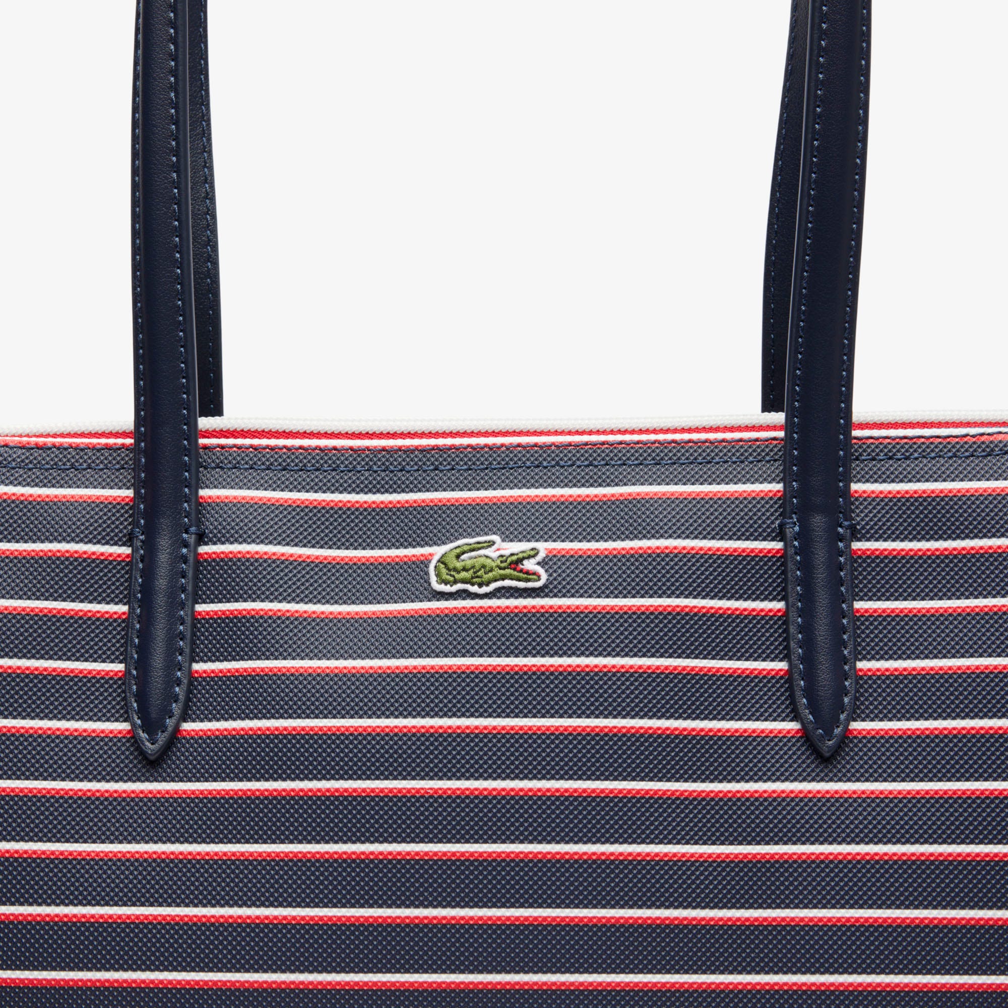 Large L.12.12 Concept Striped Tote