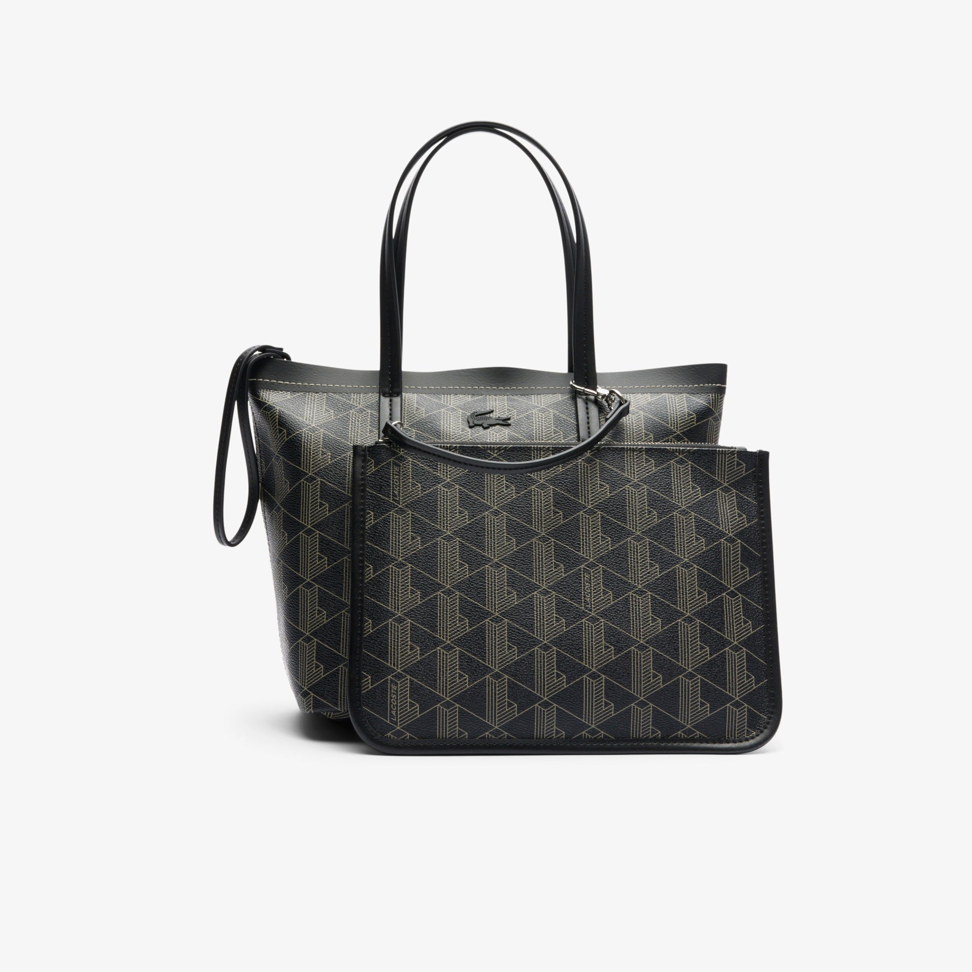 Small Zely Grained Tote with Pouch