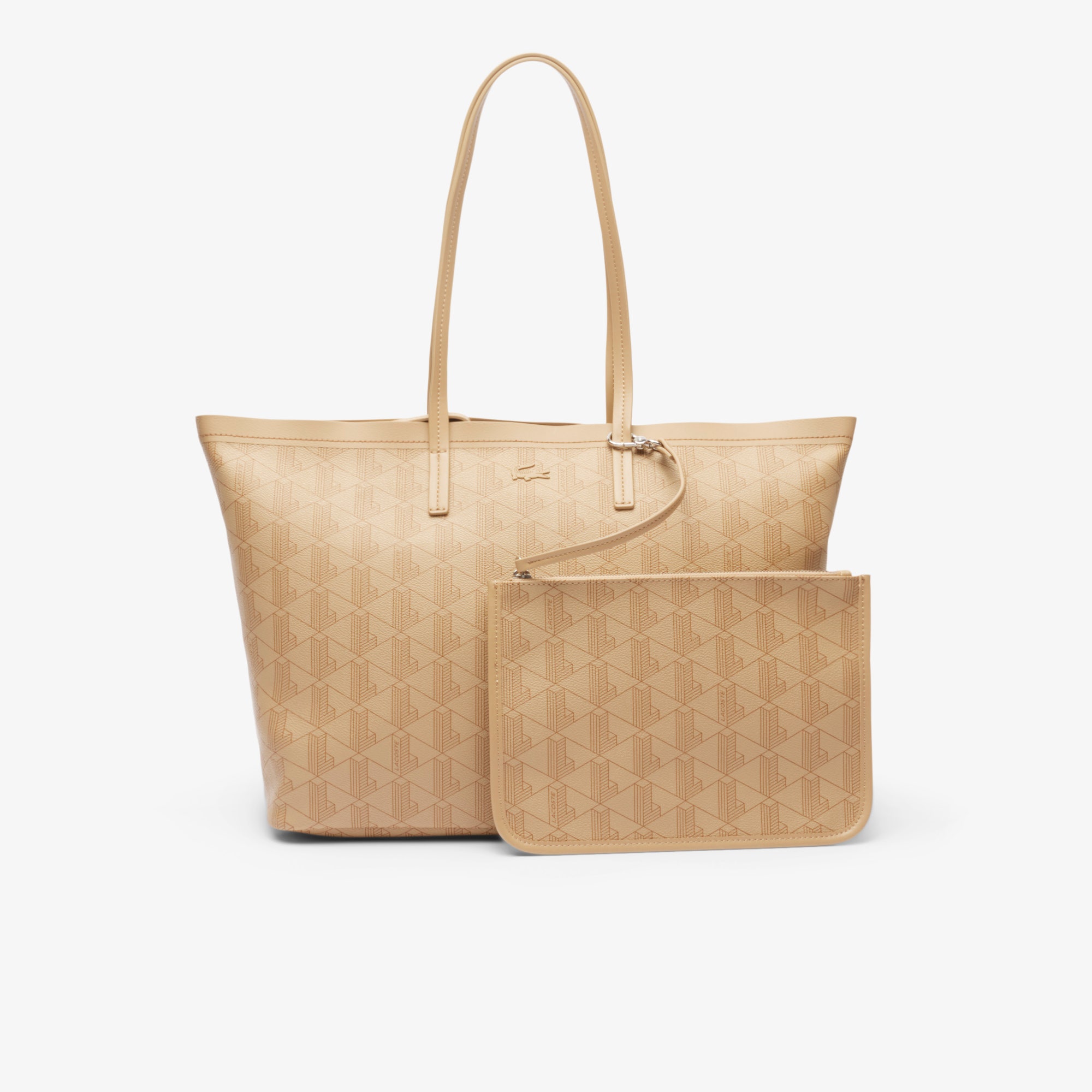 Zely Grained Tote with Pouch
