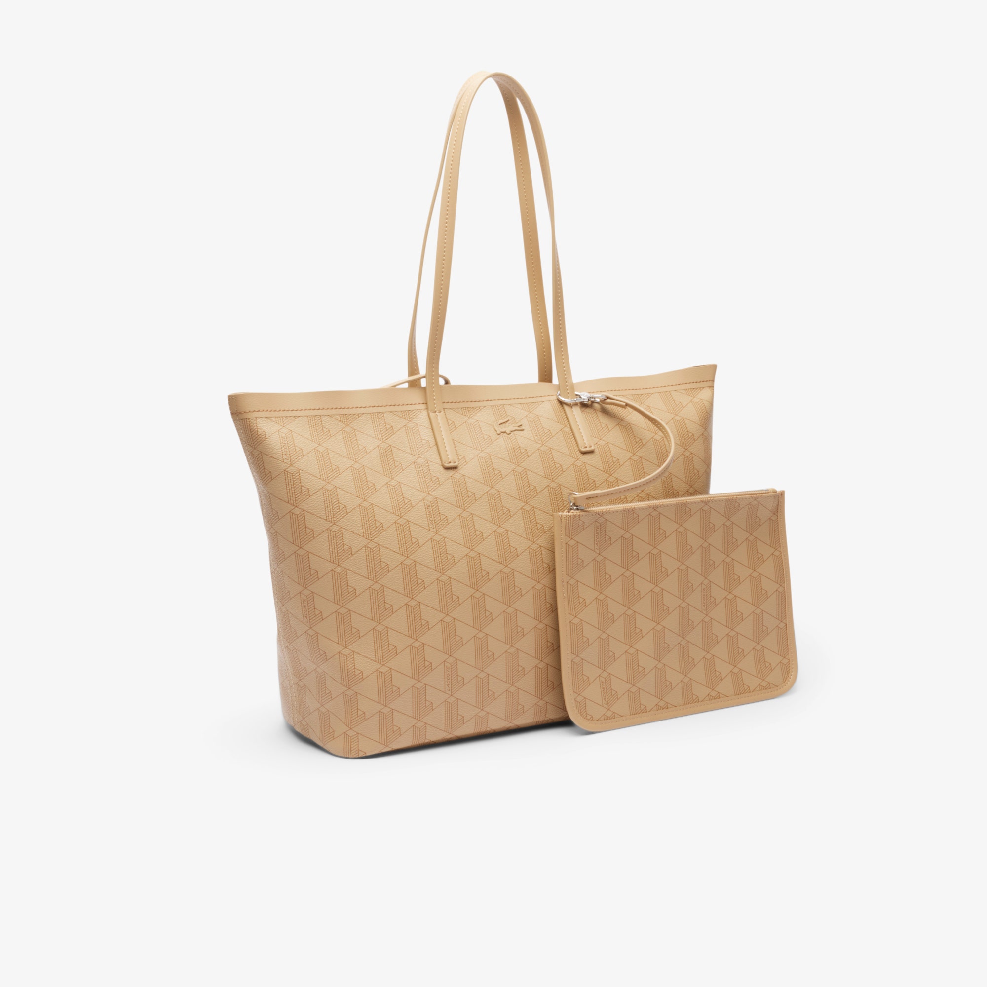 Zely Grained Tote with Pouch