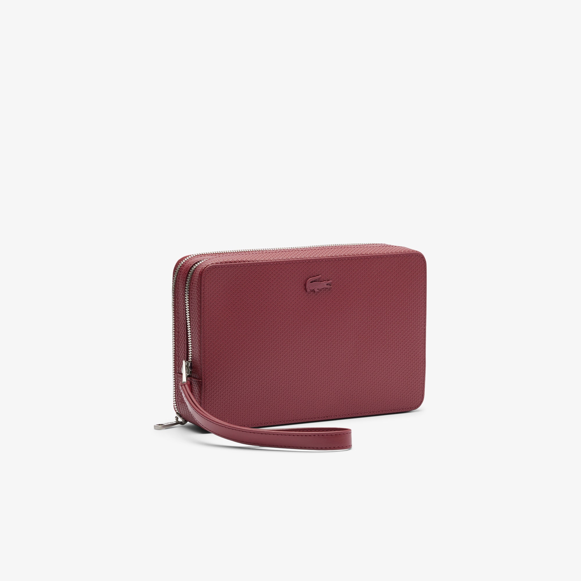 Chantaco Pique Leather Zipped Pouch