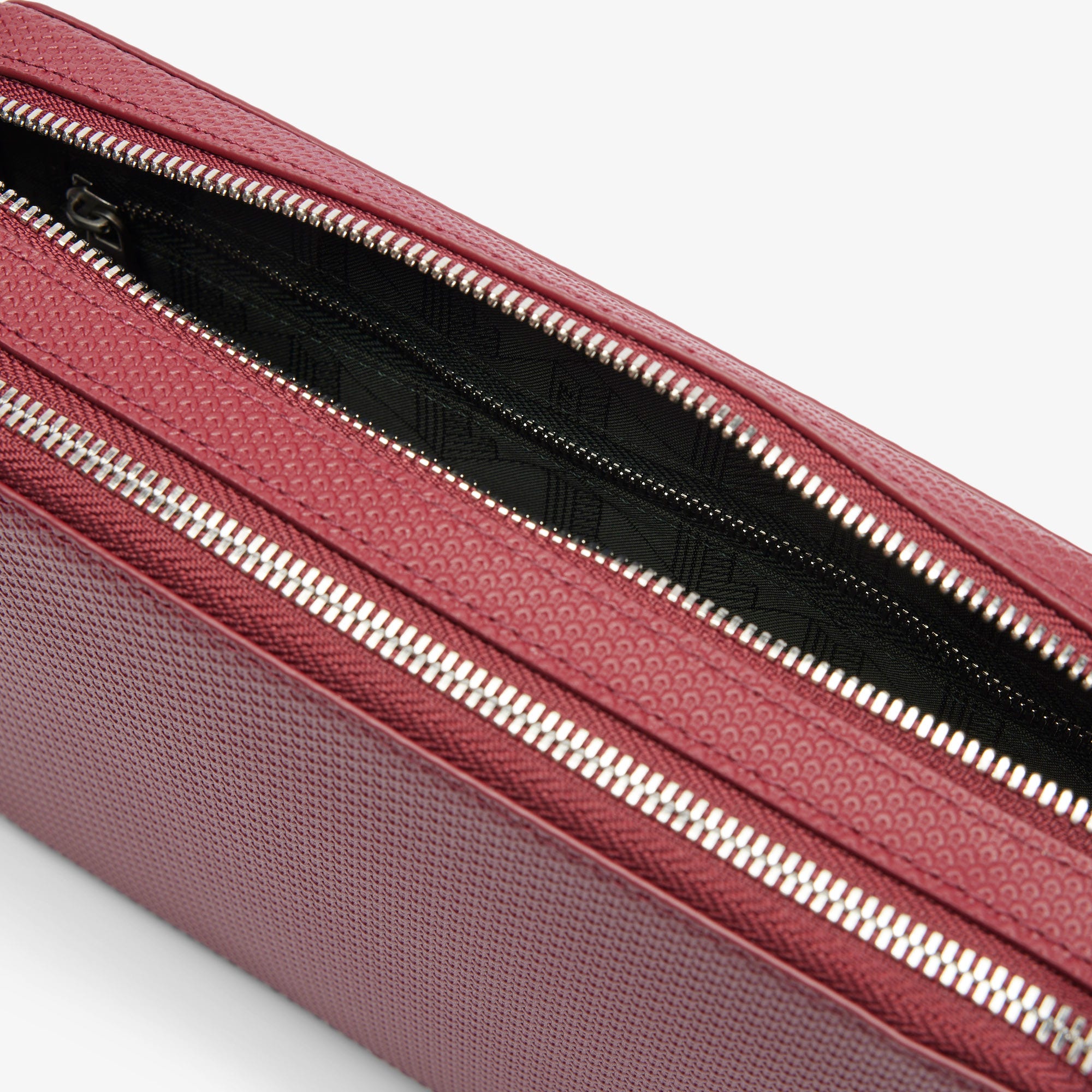 Chantaco Pique Leather Zipped Pouch