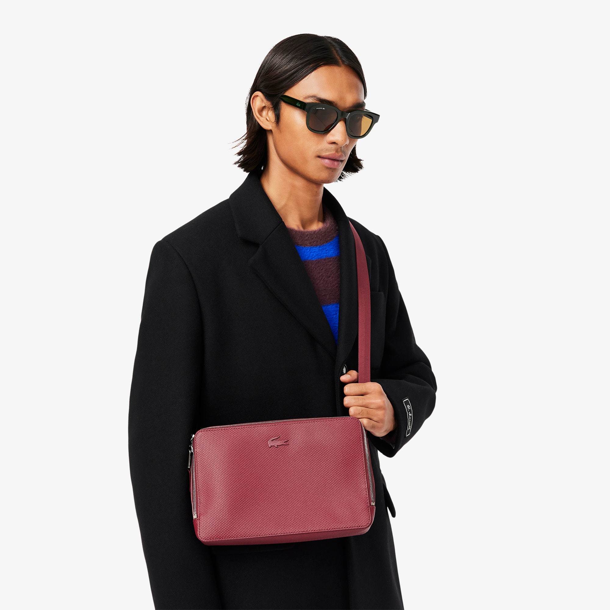 Chantaco Pique Leather Reporter Bag