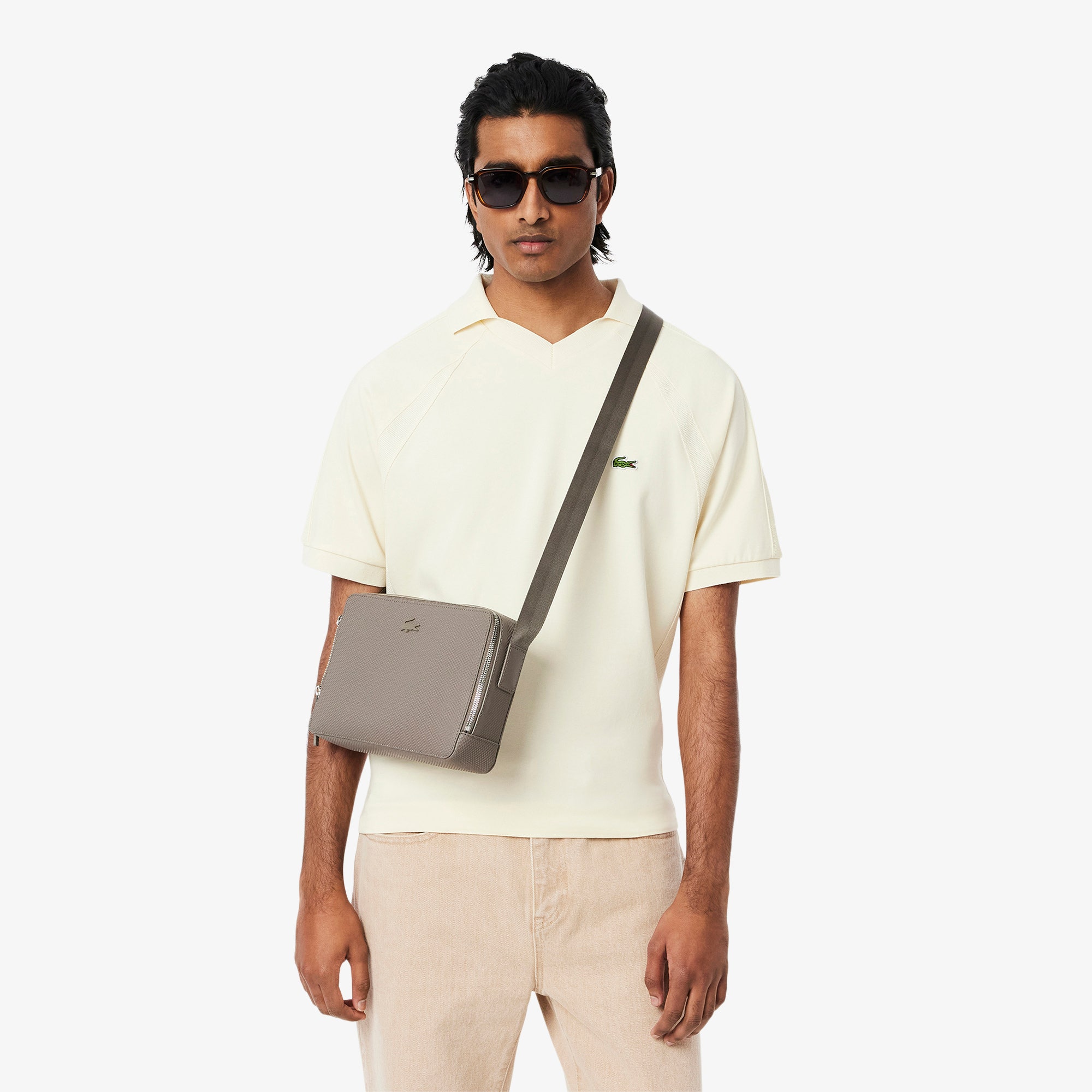 Chantaco Pique Leather Reporter Bag