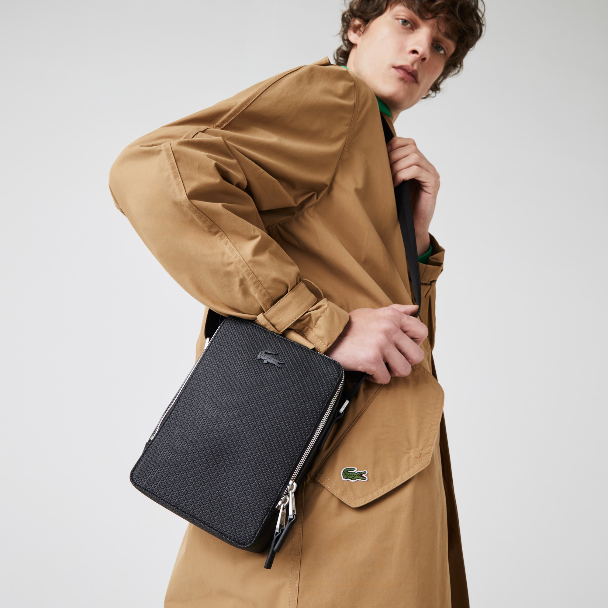 Chantaco Pique Leather Shoulder Bag