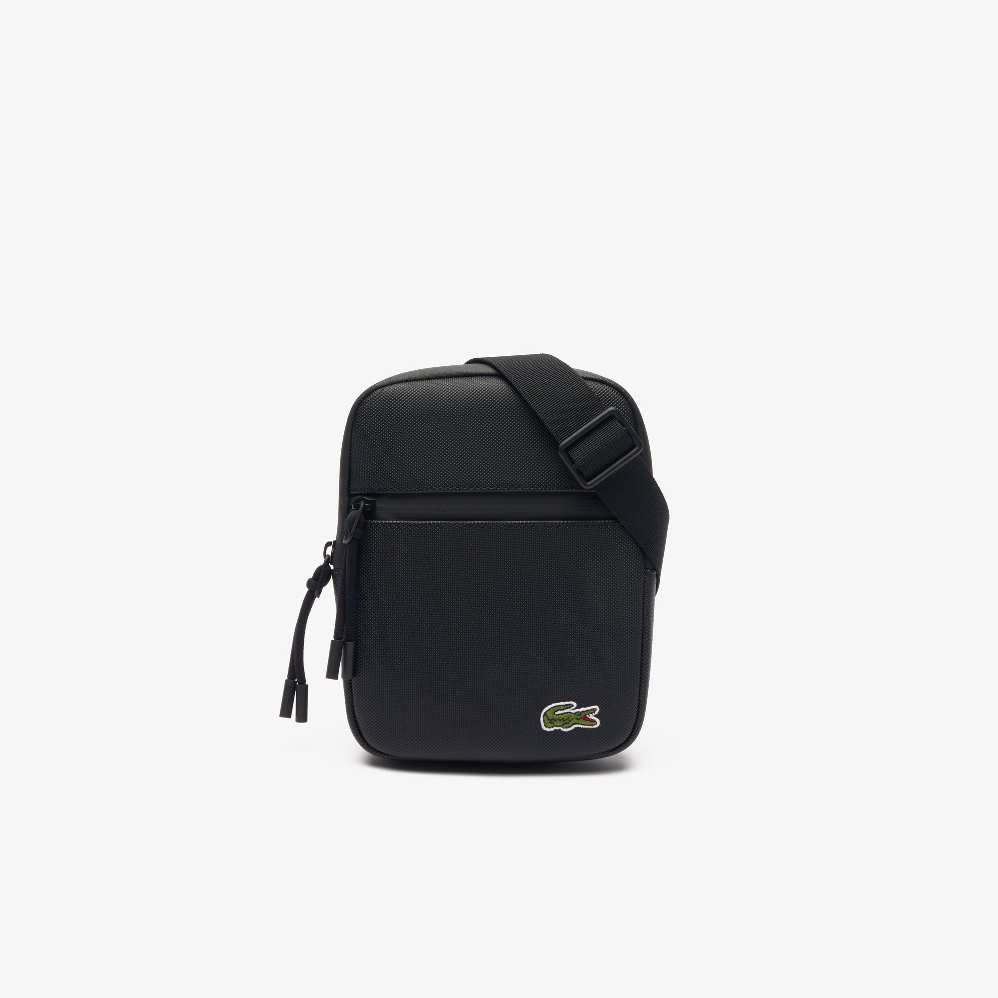 Men's LCST Coated Canvas Small Flat Crossbody Bag