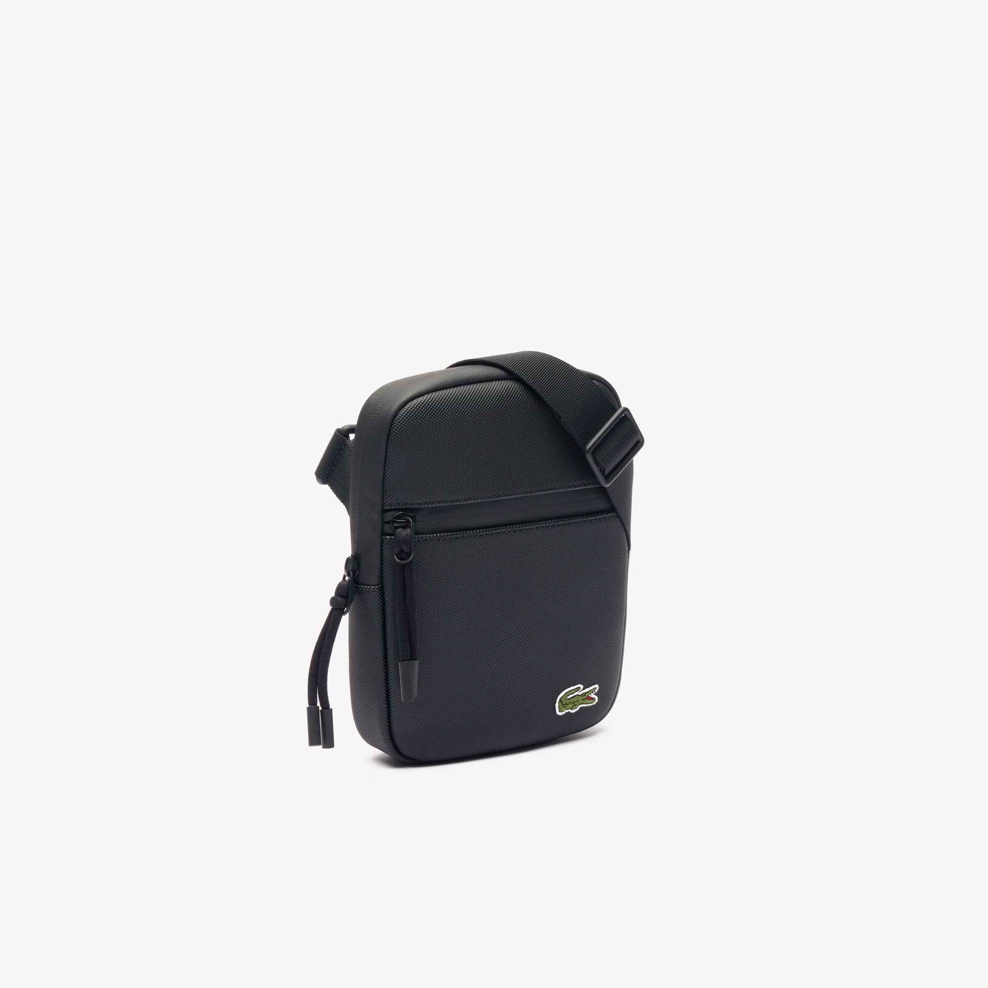 Men's LCST Coated Canvas Small Flat Crossbody Bag
