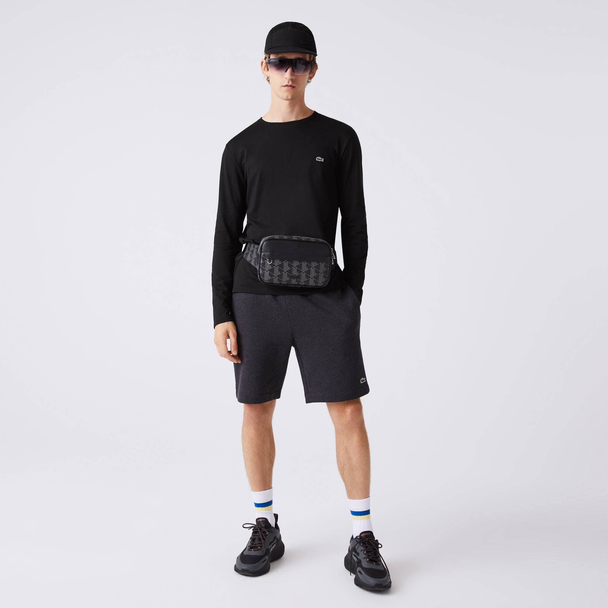 Men's The Blend Monogram Print Body Bag
