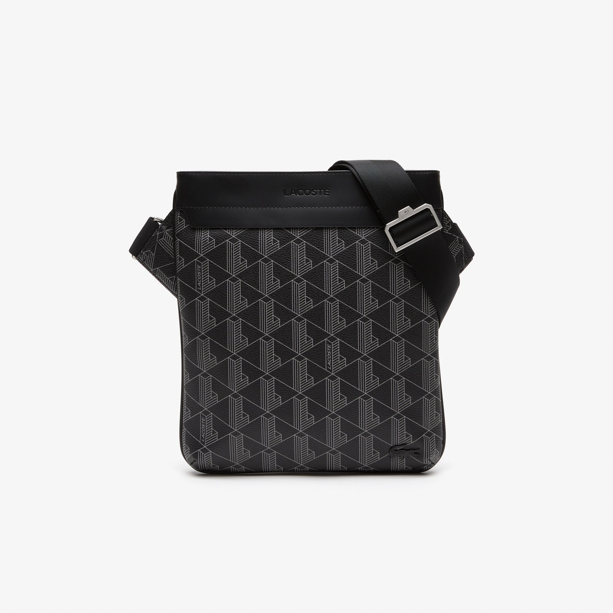 Men's Lacoste The Blend Monogram Print Shoulder Bag