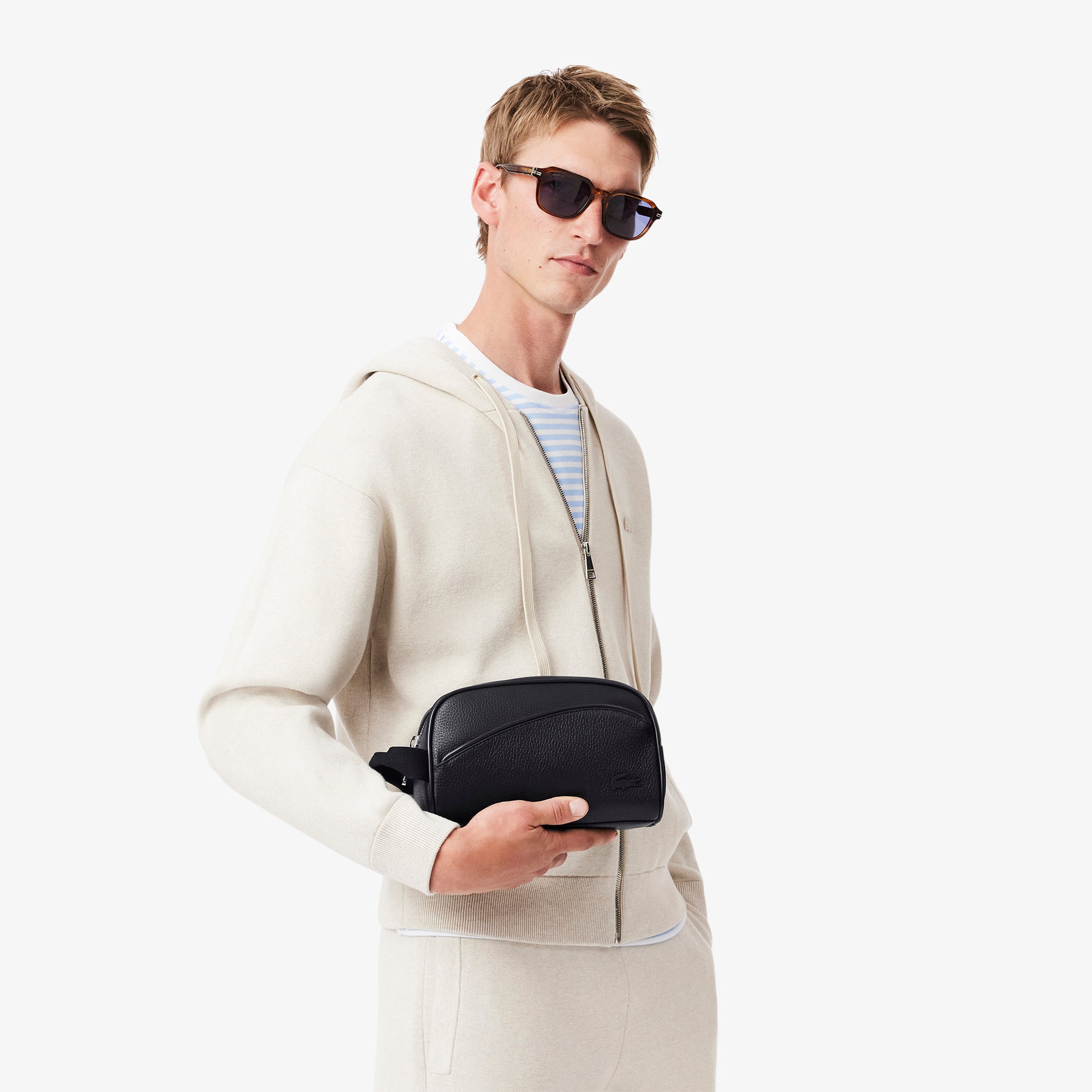 Angy Leather Toiletry Bag