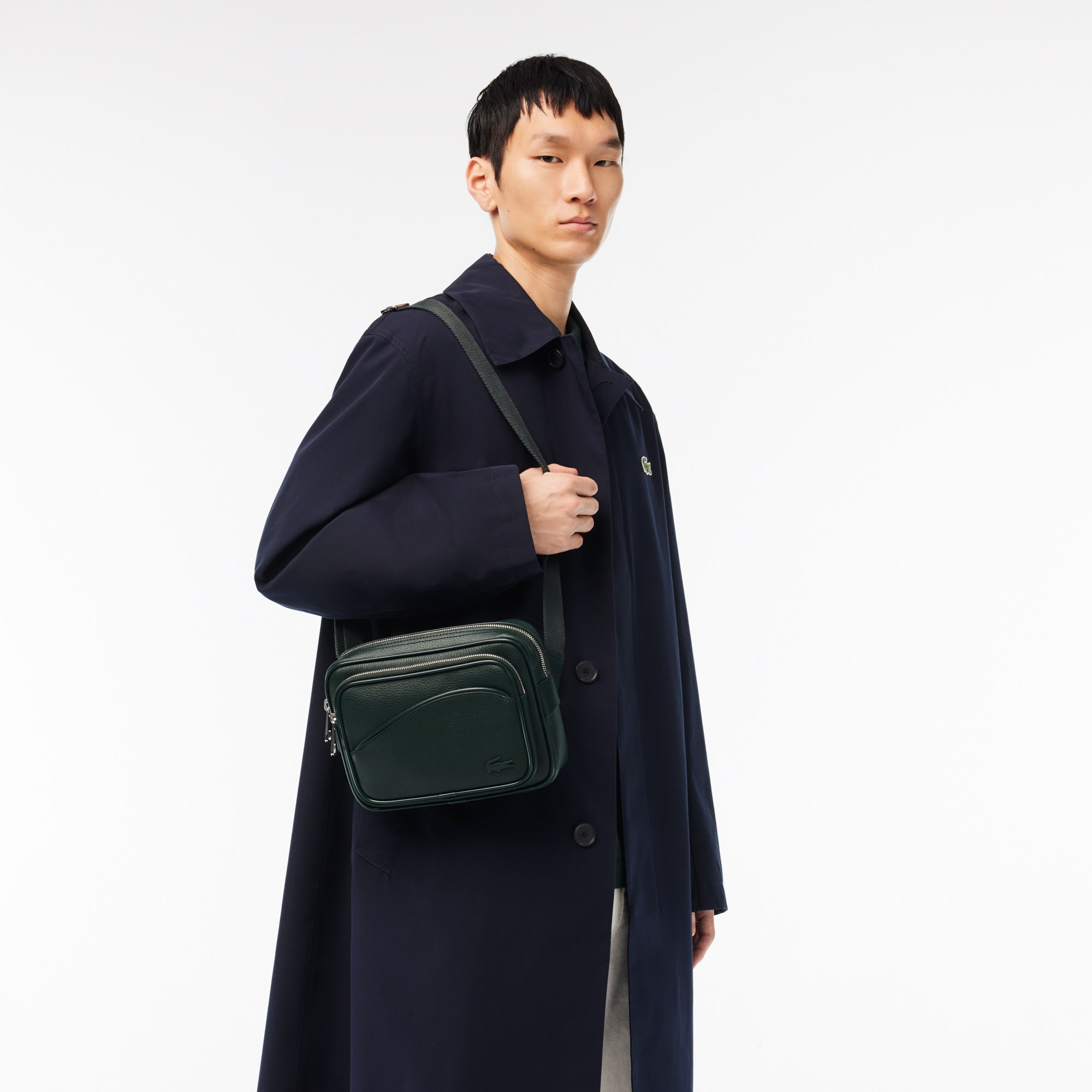 Angy Leather Reporter Bag