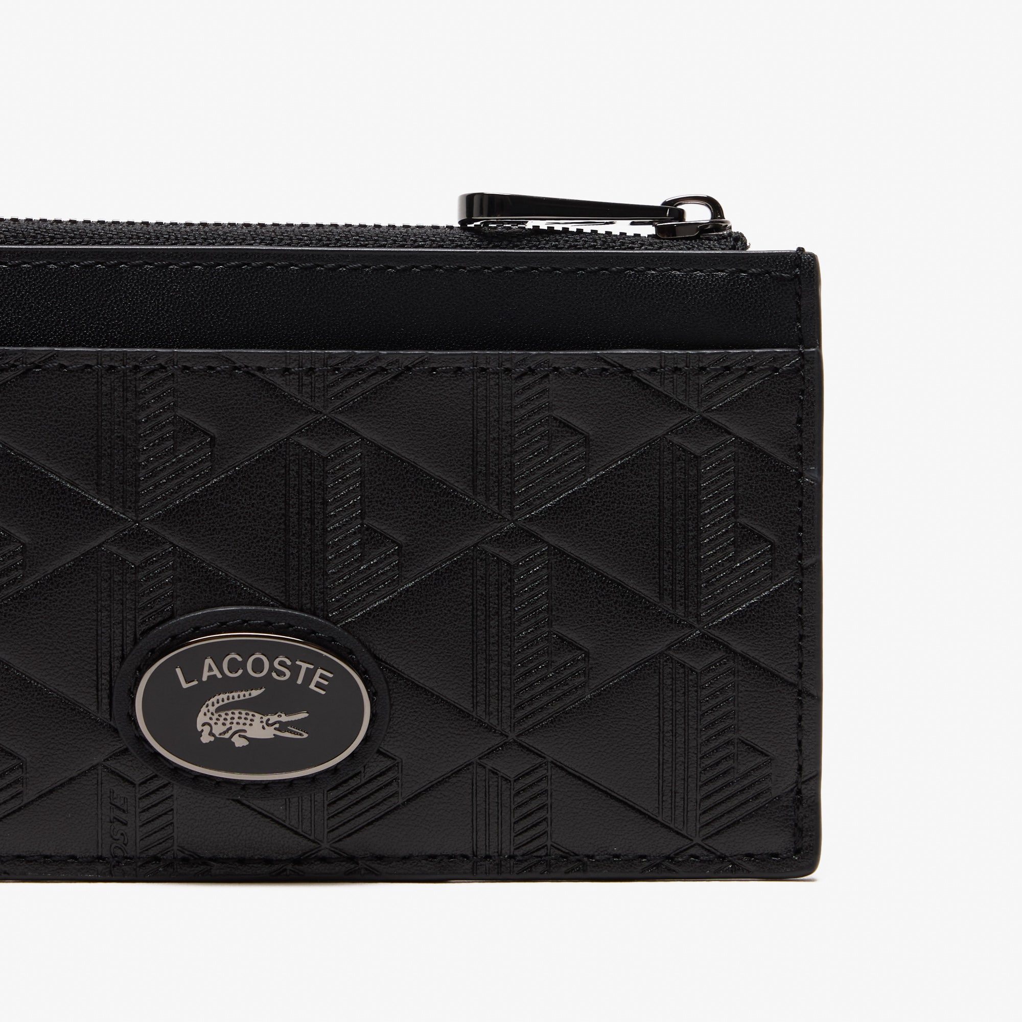 Nomogramme Zipped Leather Card Holder