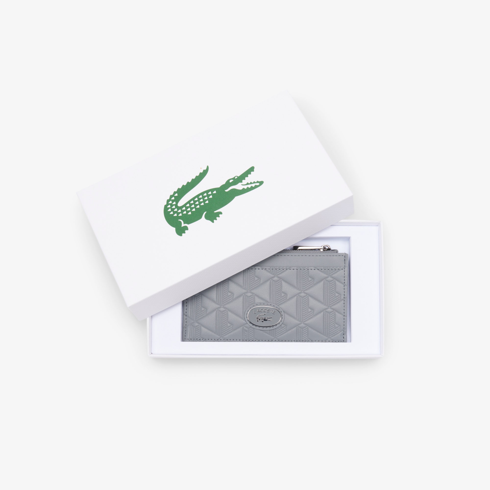 Nomogramme Zipped Leather Card Holder