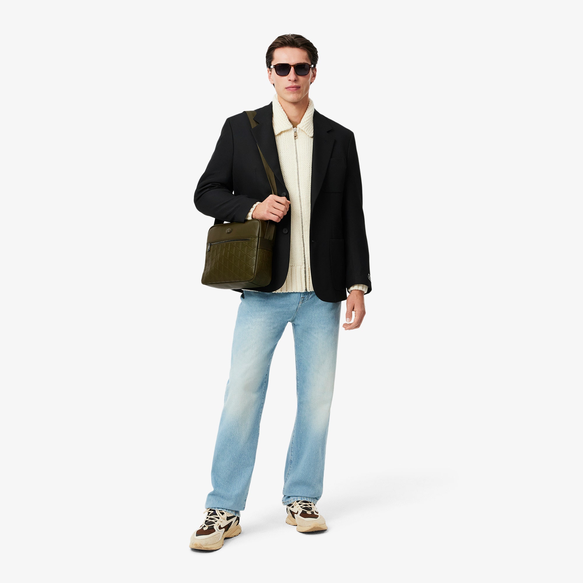 Nomogramme Leather Reporter Bag