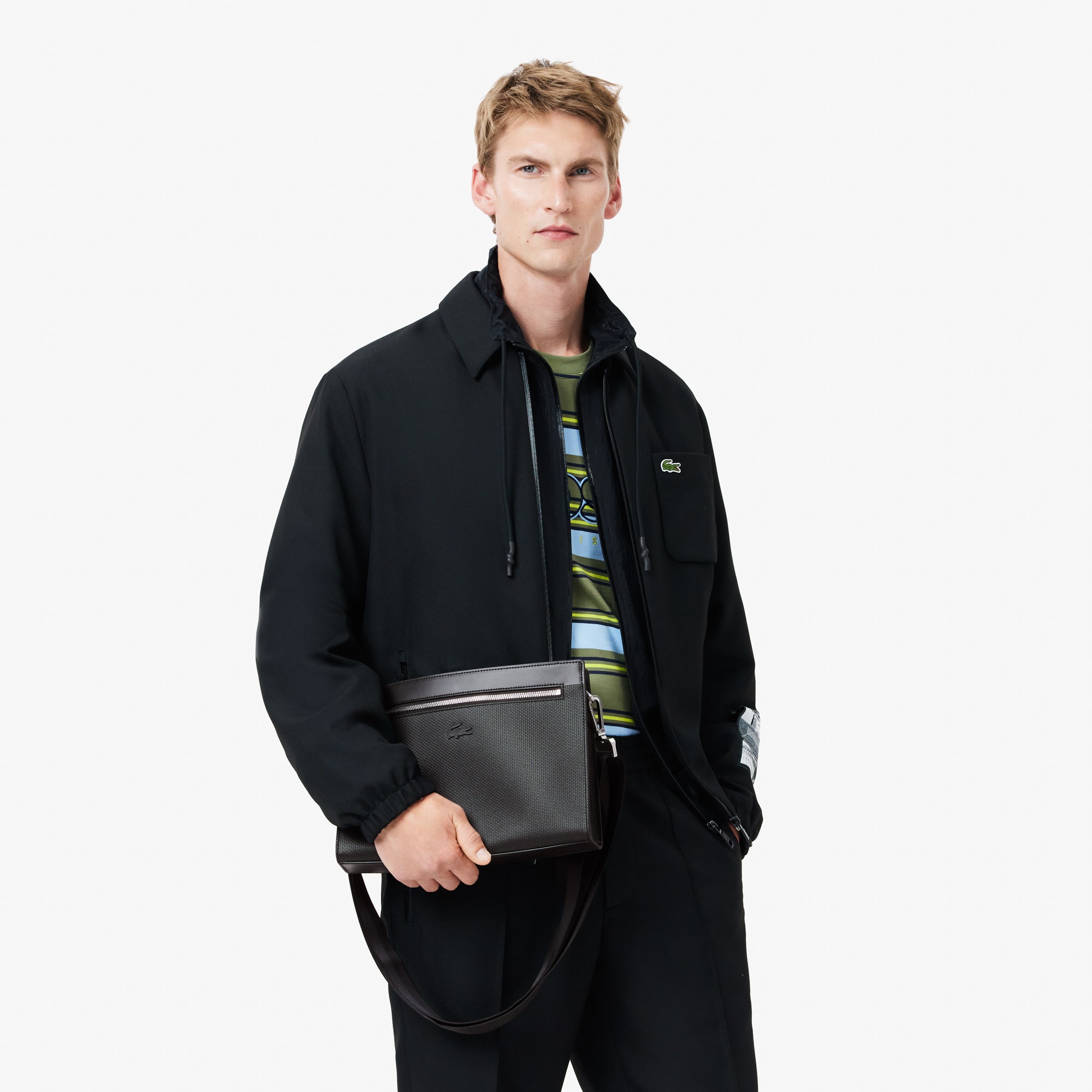 Chantaco Leather Messenger Bag
