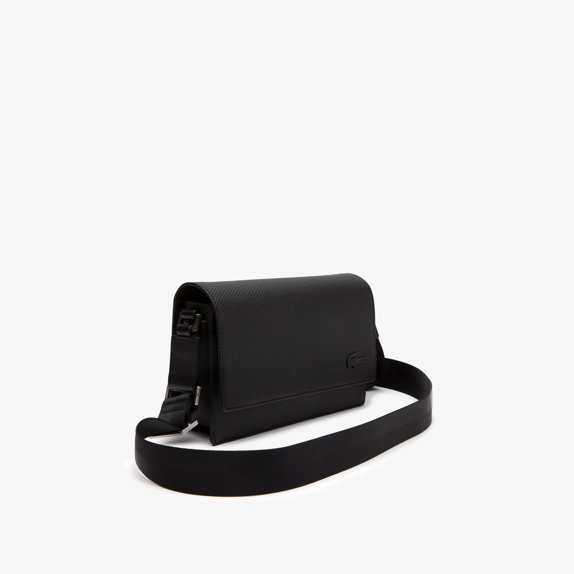 Chantaco Leather Flap Close Reporter Bag