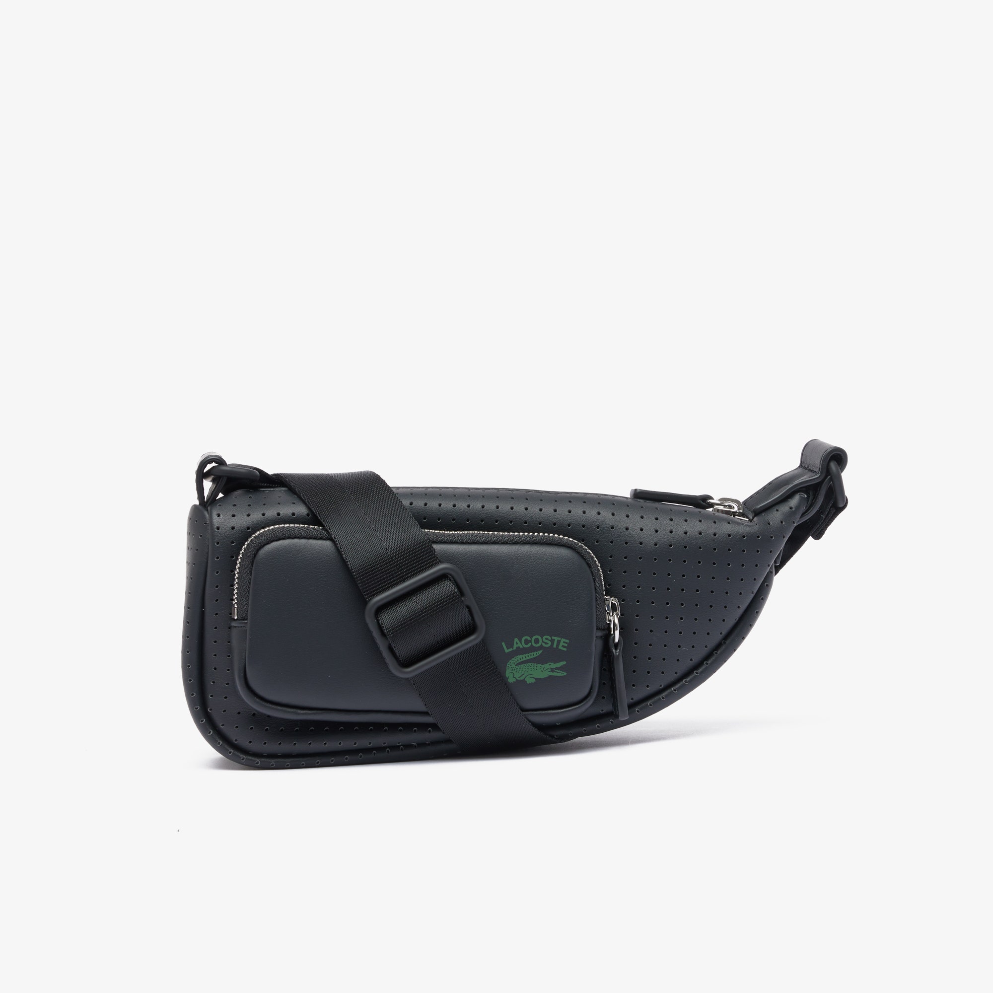 Unisex Lacoste Perforated Shoulder Bag - Small