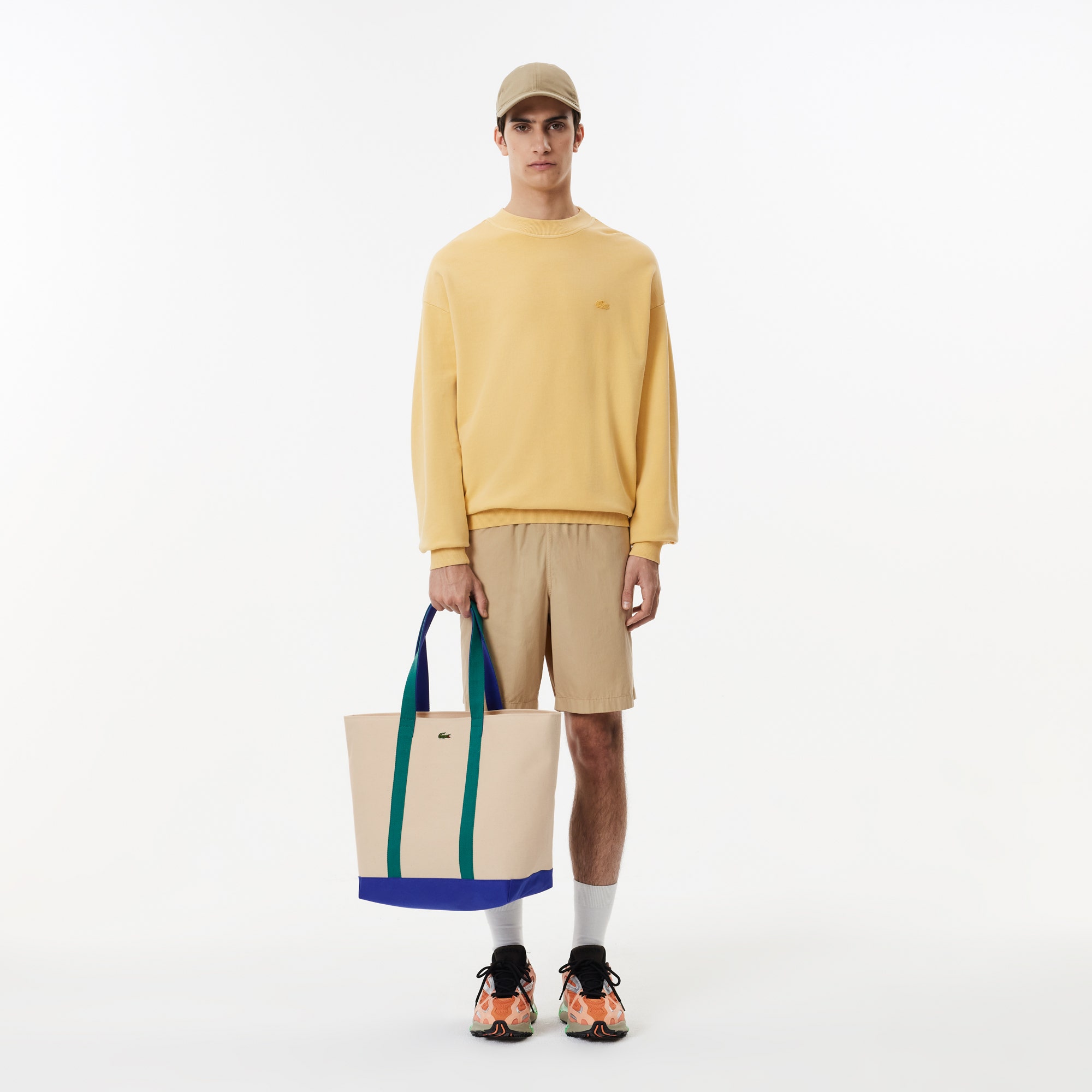 Summer Pack Laptop Pocket Canvas Tote