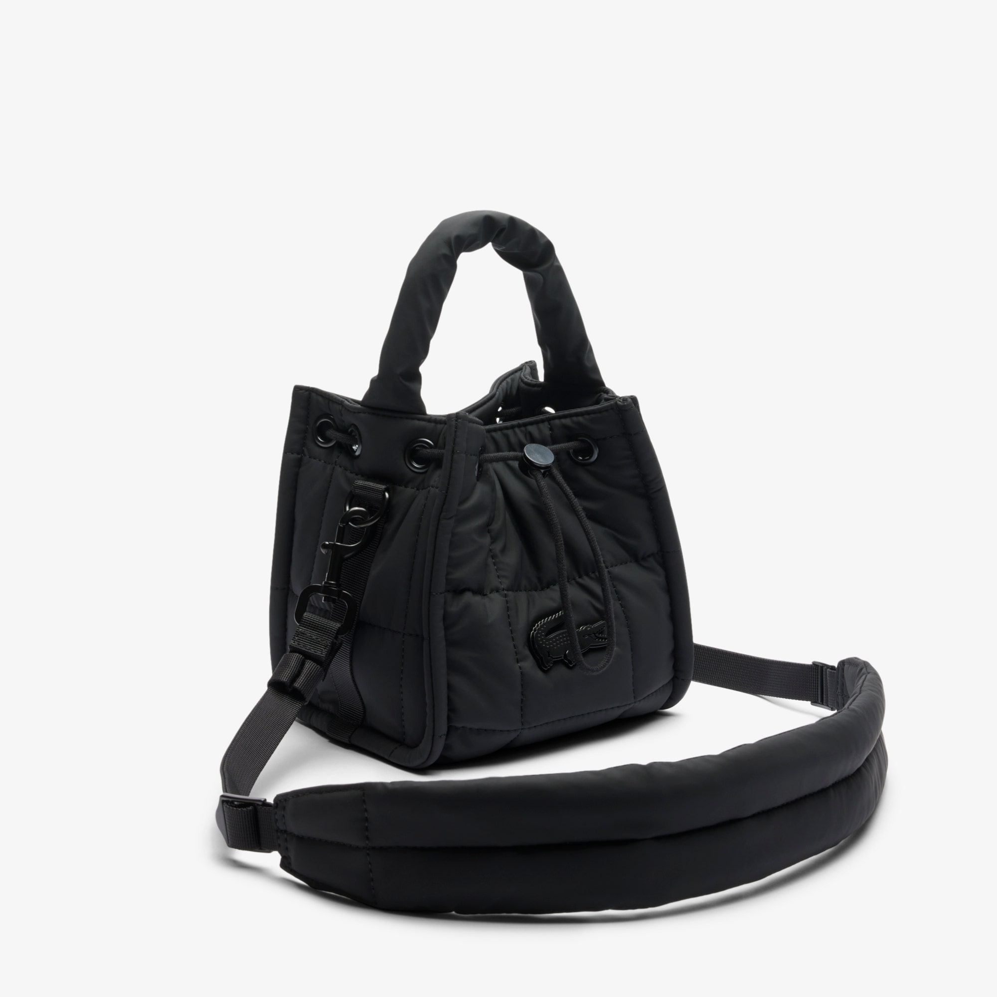 Small Nylia Quilted Bucket Bag